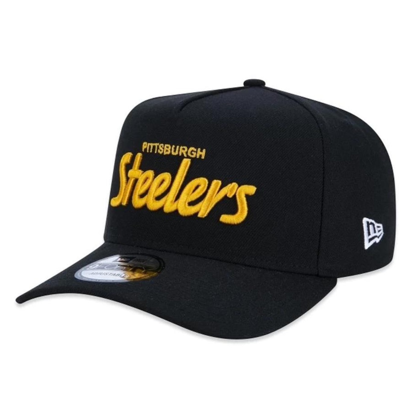 Boné Aba Curva New Era 940 A-Frame Pittsburgh Steelers Core - Snapback - Adulto - Foto 1