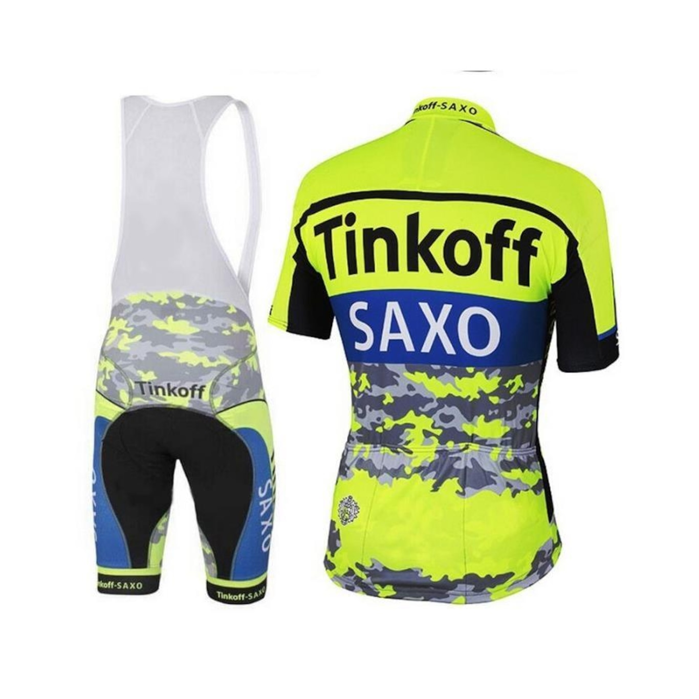 Roupa Ciclismo Masculino Bretelle Gel 9D Tinkoff Cyco - Foto 1