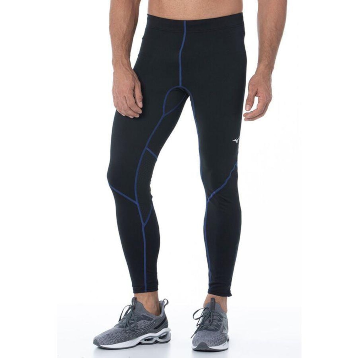 Calça Legging Mizuno Warmalite - Masculina - Foto 1