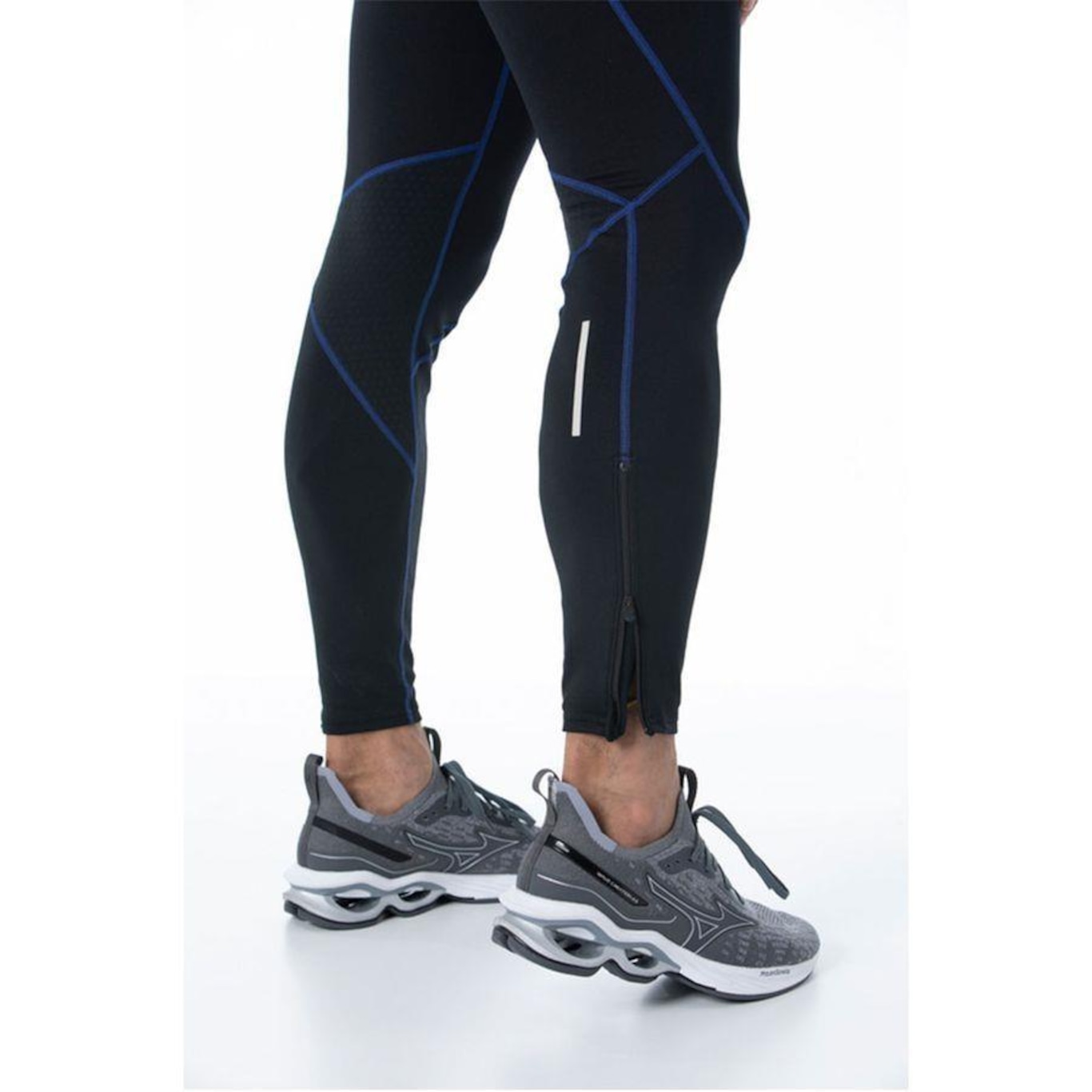 Calça Legging Mizuno Warmalite - Masculina - Foto 4