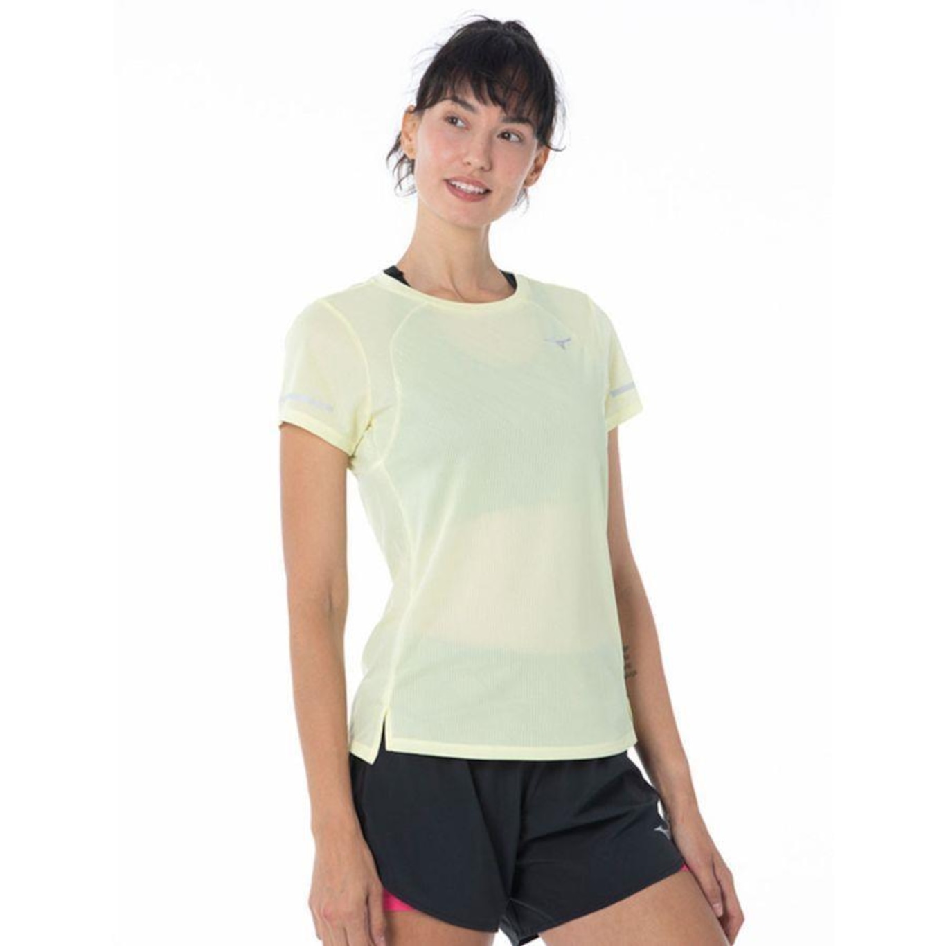 Camiseta Mizuno Dryaeroflow Tee - Feminina - Foto 1