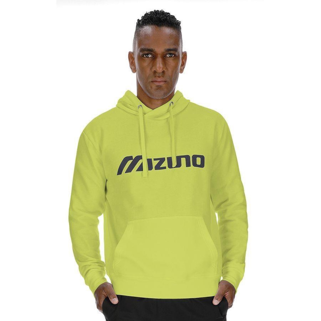 Blusão de Moletom com Capuz Mizuno Soft New - Masculino - Foto 1