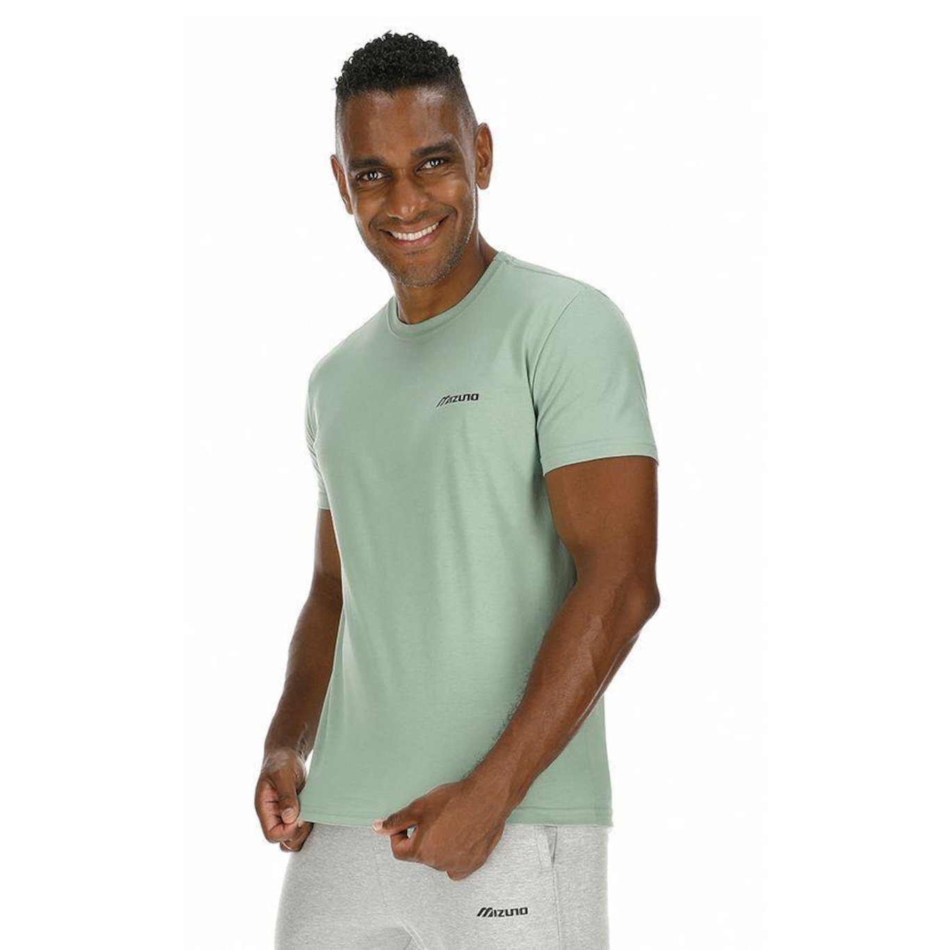 Camiseta Mizuno Basic Logo - Masculina - Foto 1