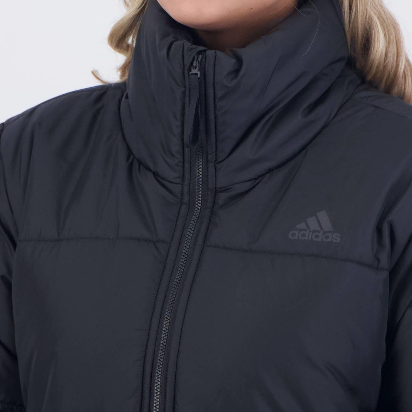 Jaqueta sem Capuz adidas Puffer - Feminina - Foto 5