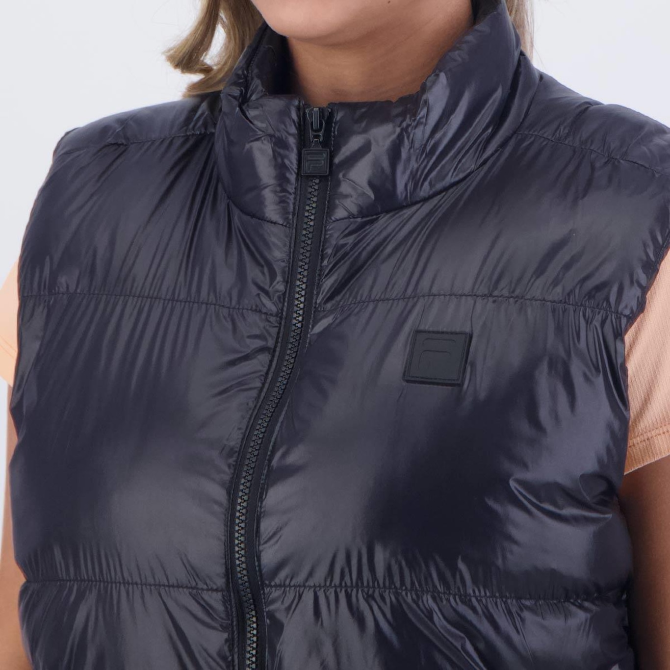 Colete sem Capuz Fila Puffer - Feminino - Foto 5