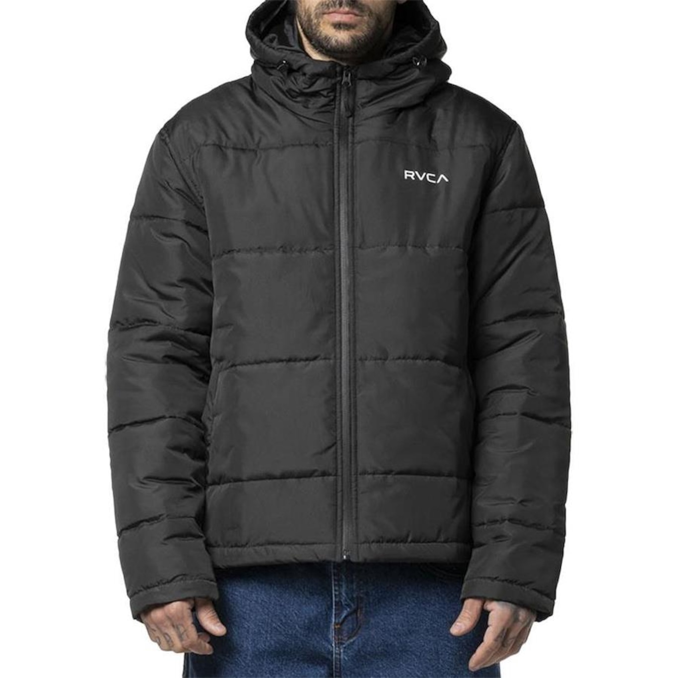 Jaqueta Rvca Balance Puffer Plus Size - Masculina - Foto 1