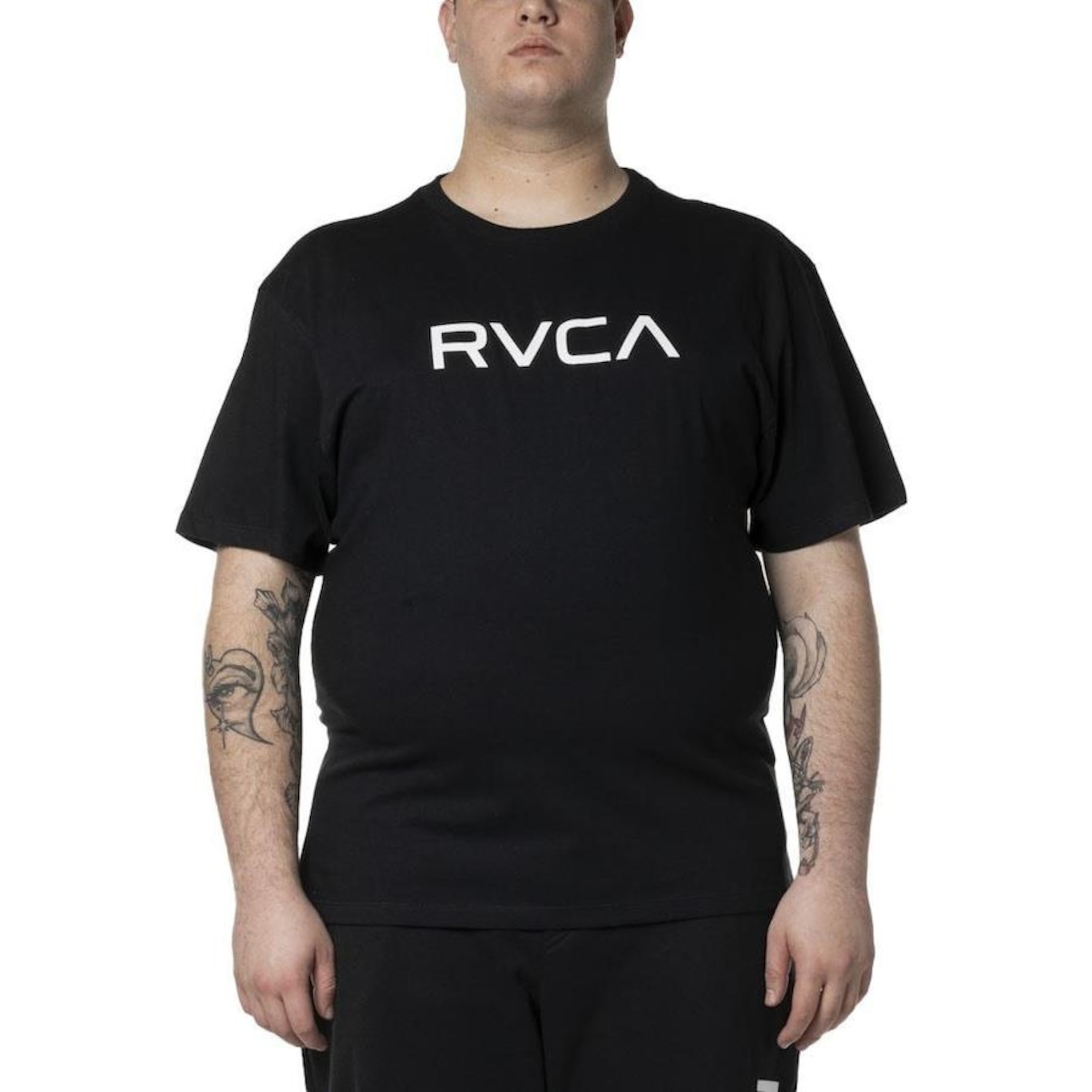 Camiseta Rvca Big Rvca Plus Size Wt24 - Masculina - Foto 1