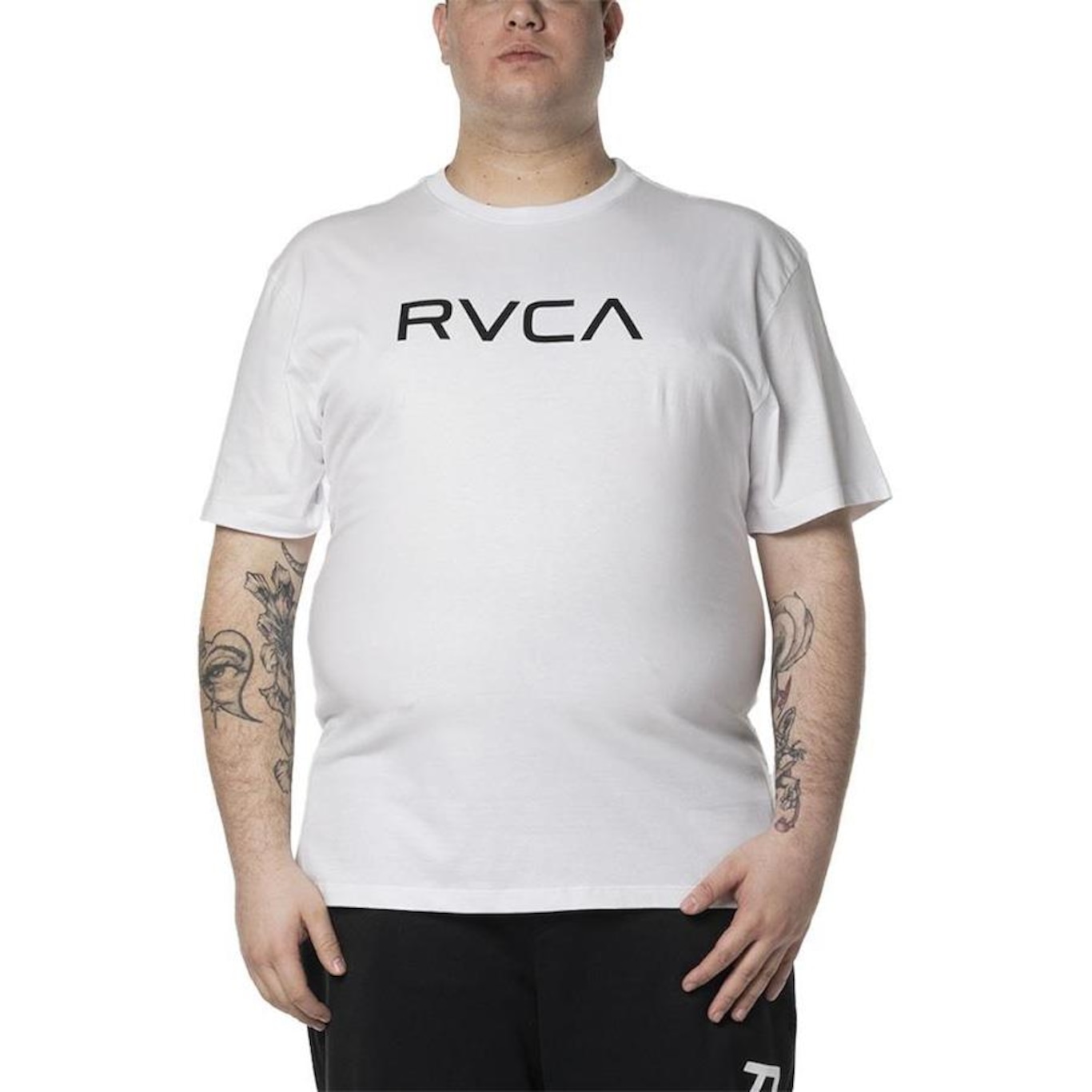 Camiseta Rvca Big Rvca Plus Size Wt24 - Masculina - Foto 1