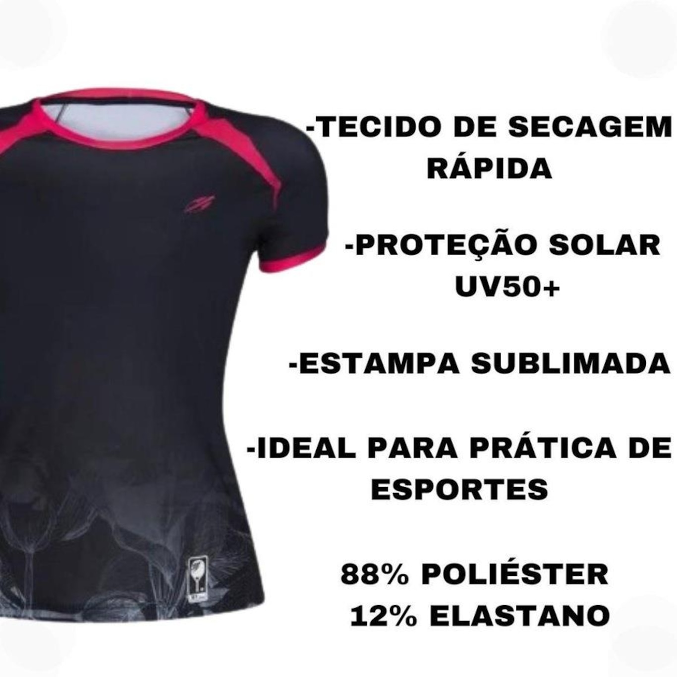 Camiseta Mormaii Estampada Uv50+ - Feminina - Foto 4