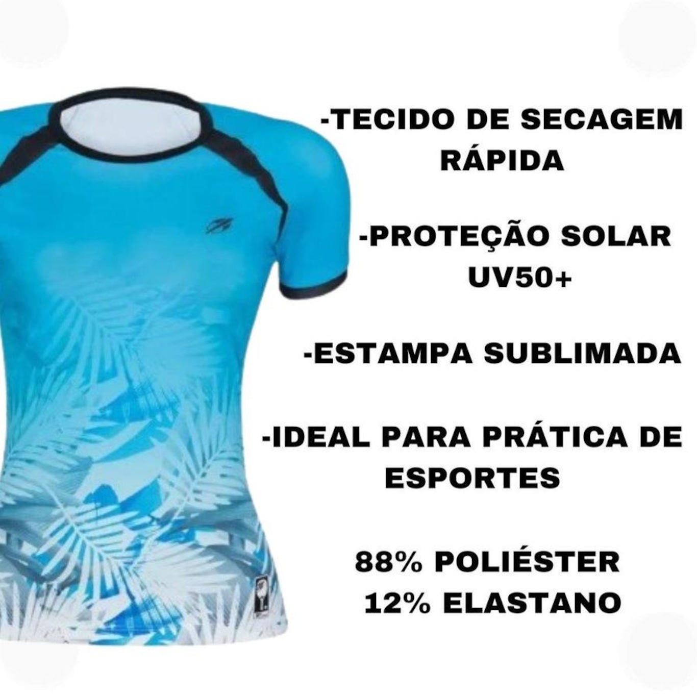 Camiseta Mormaii Estampada Uv50+ - Feminina - Foto 4