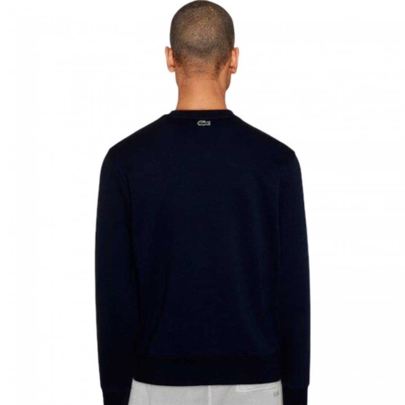 Blusão de Moletom sem Capuz Lacoste Cotton Fleece Branded - Masculino - Foto 2