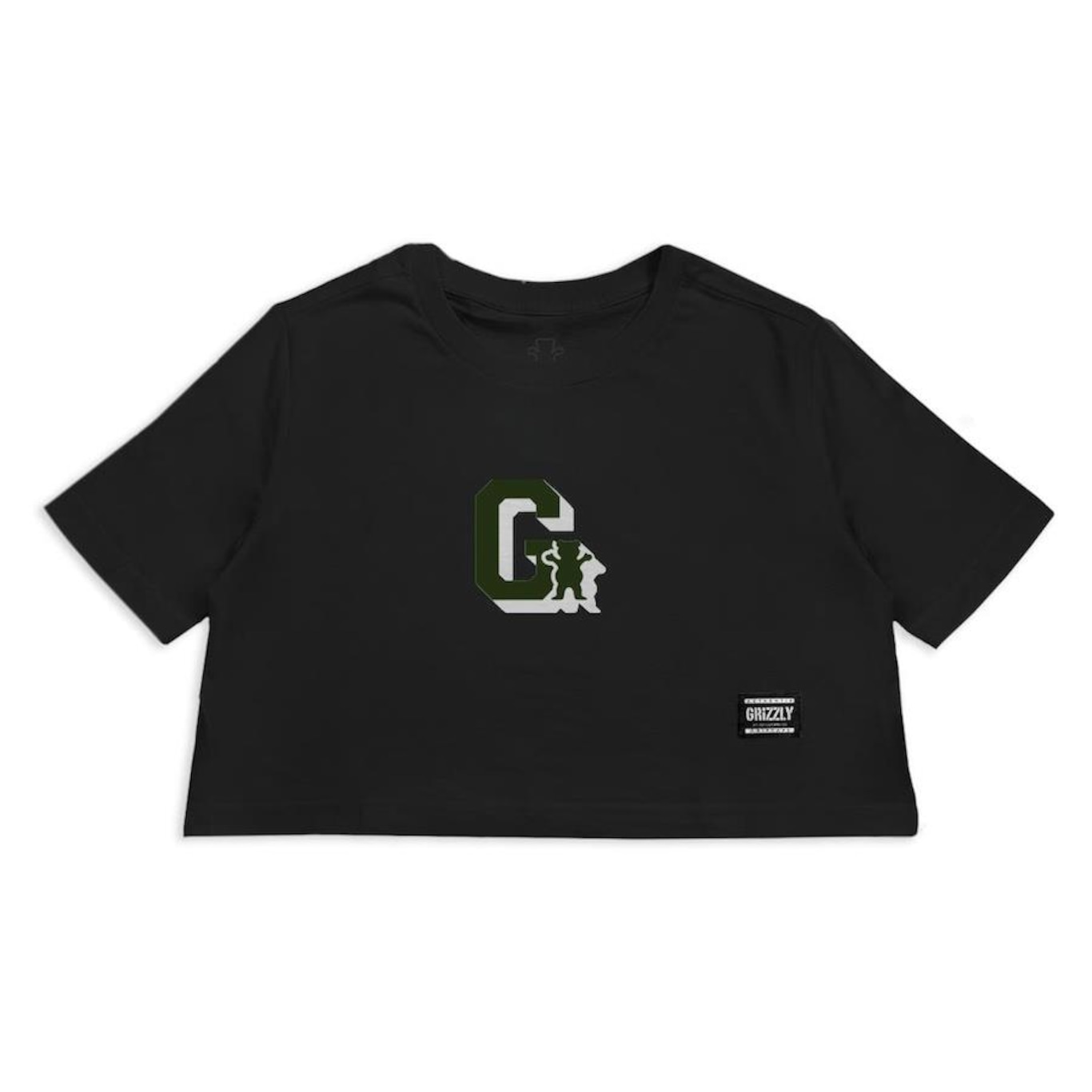 Blusa Cropped Grizzly Midfield - Feminina - Foto 1