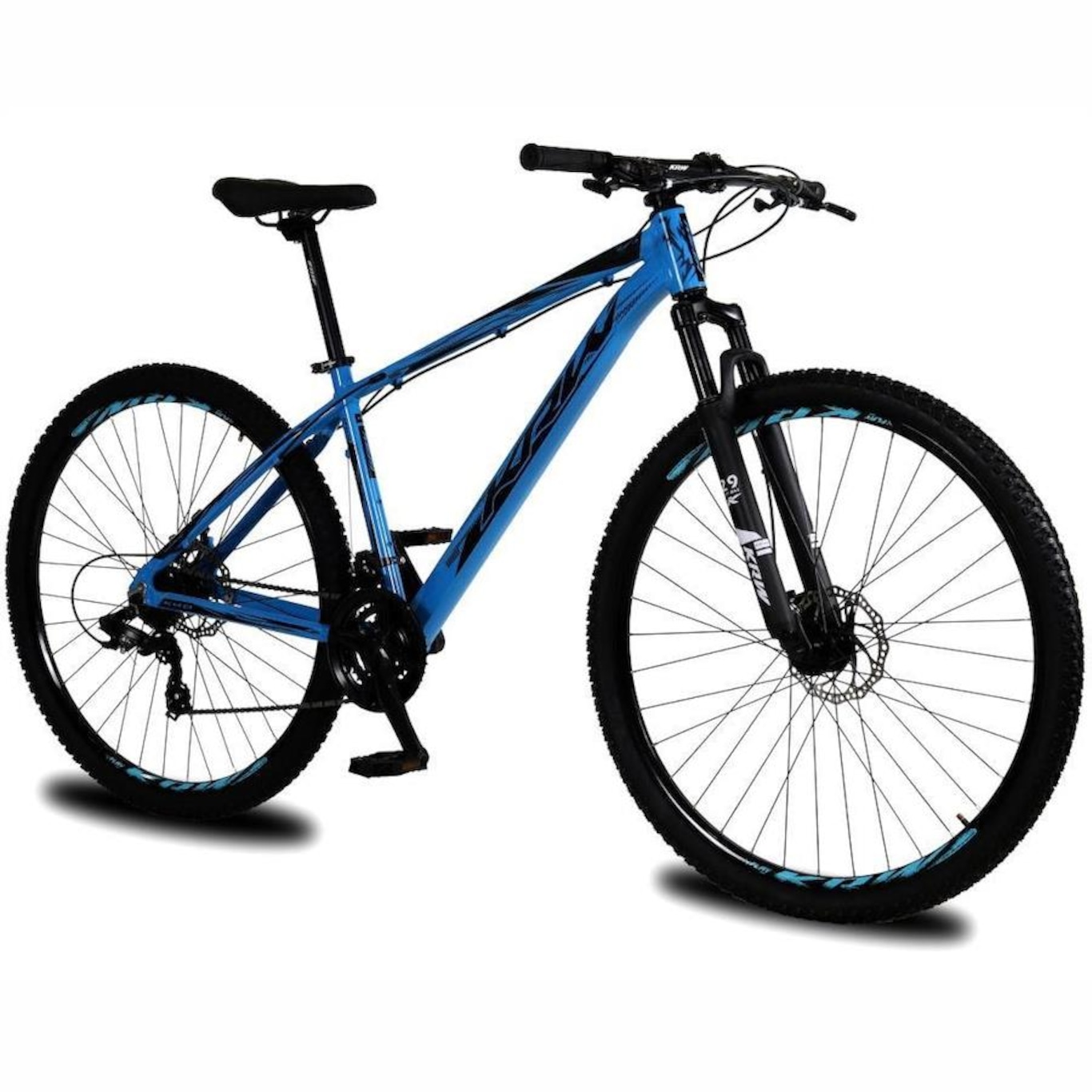 Bicicleta Aro 29 KRW em Alumínio 24 Velocidades Freio à Disco Suspensão Dianteira Mountain Bike Kr1 - Foto 1