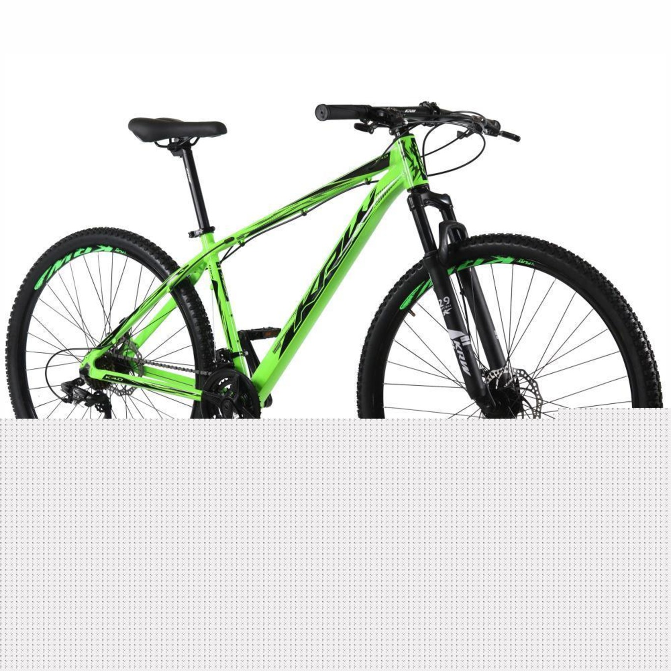 Bicicleta Aro 29 KRW em Alumínio 24 Velocidades Freio à Disco Suspensão Dianteira Mountain Bike Kr1 - Foto 6