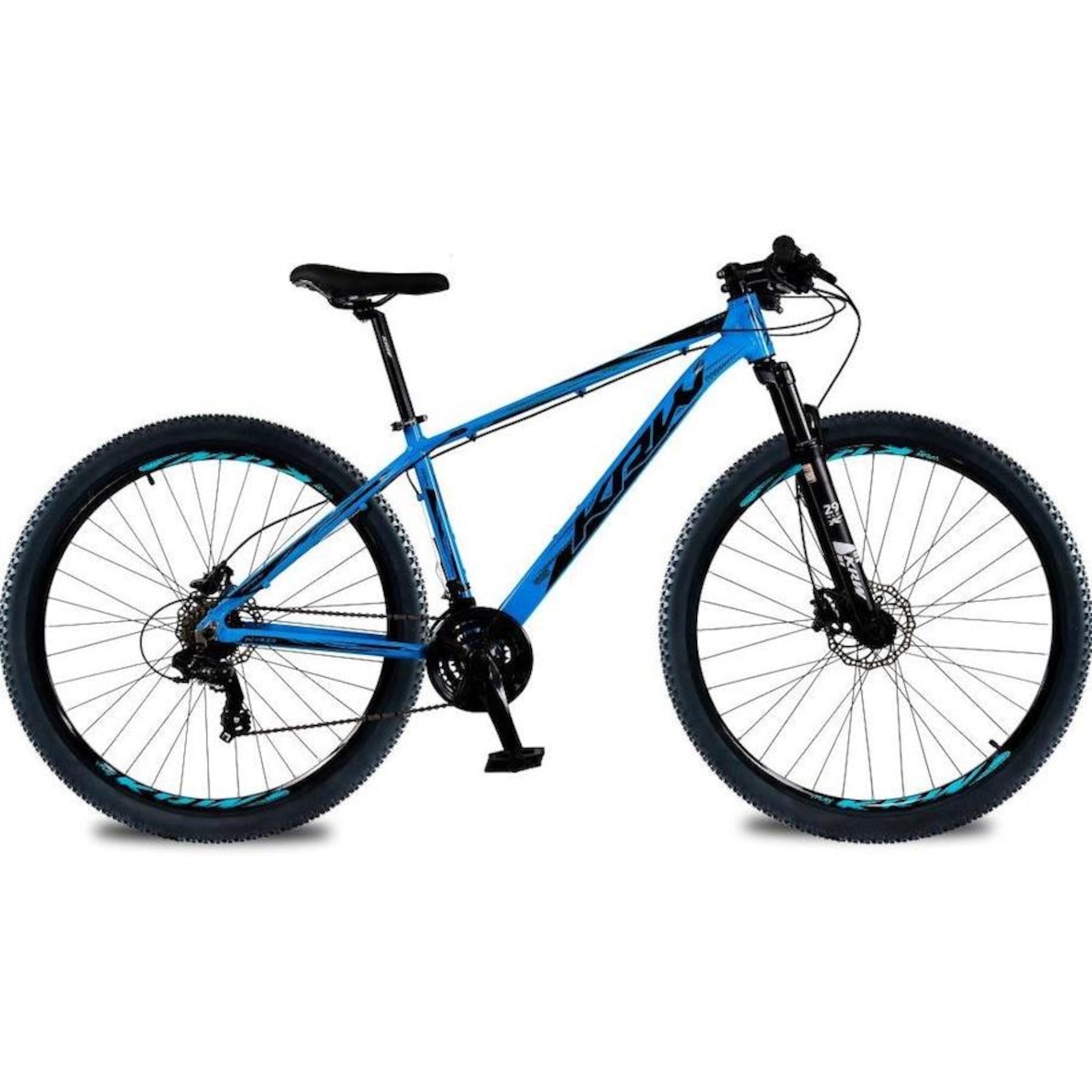 Bicicleta Aro 29 KRW em Alumínio 24 Velocidades Freio Hidráulico Suspensão Dianteira Mountain Bike Kr2 - Foto 1