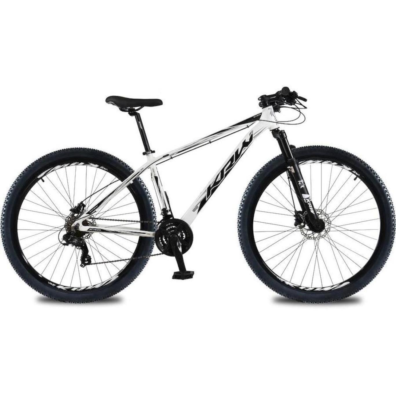 Bicicleta Aro 29 KRW em Alumínio 24 Velocidades Freio Hidráulico Suspensão Dianteira Mountain Bike Kr2 - Foto 2