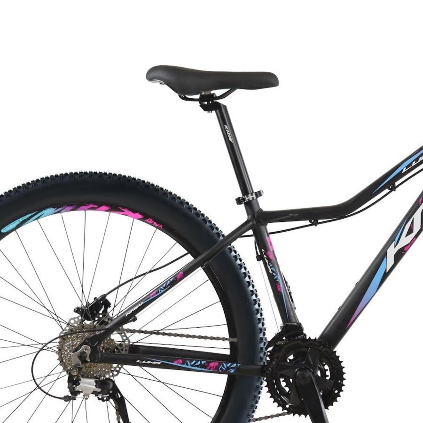 Bicicleta Aro 29 KRW em Alumínio 27 Velocidades Freio Hidráulico Suspensão Dianteira Mountain Bike Kr4 - Foto 4