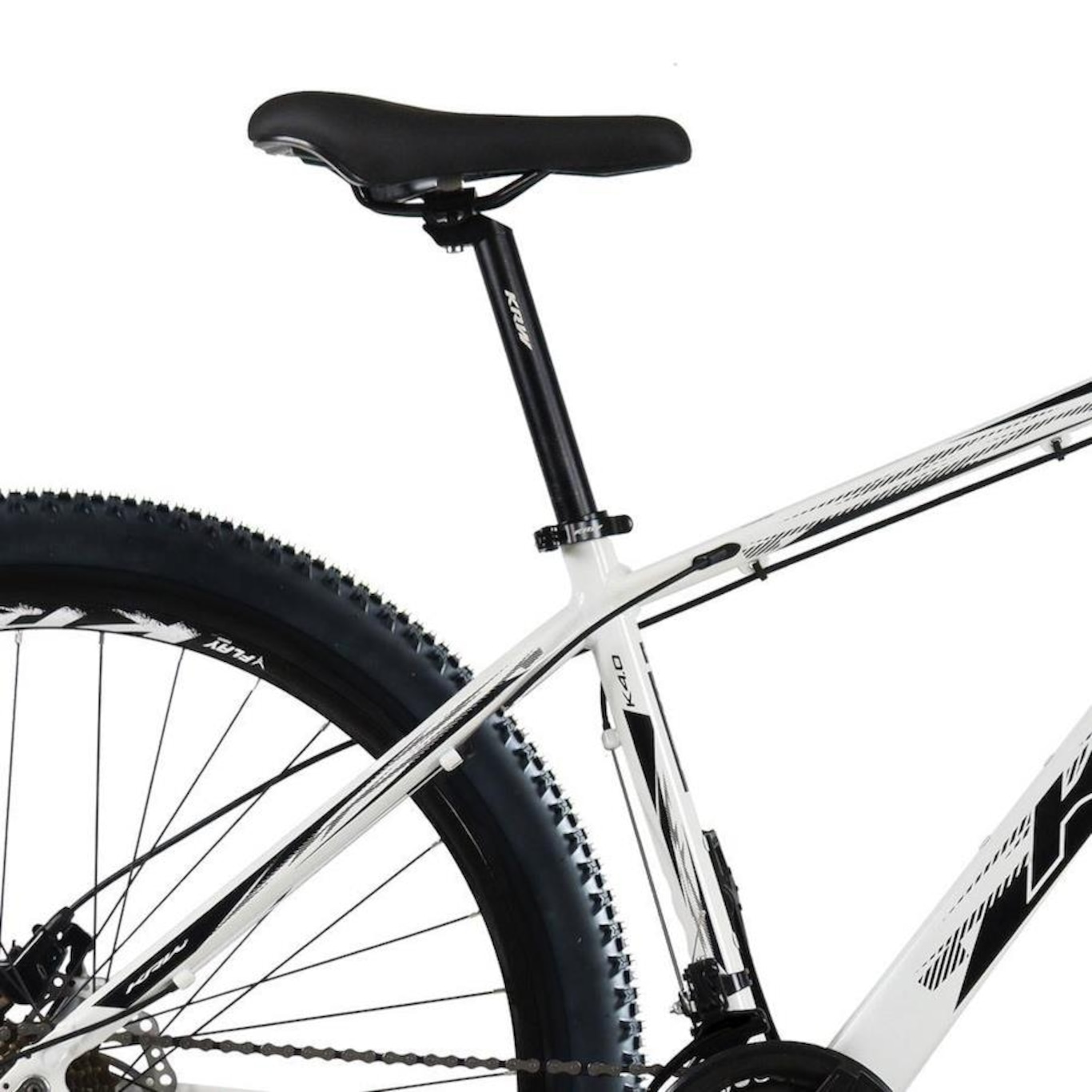 Bicicleta Aro 29 Krw Alumínio 27 Vel Shimano Acera Freio Hidráulico Suspensão C/ Trava de Ombro Kr10 - Foto 4