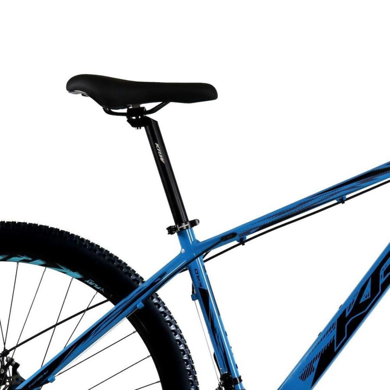 Bicicleta aro 29 Krw alumínio Shimano Tz 21 Velocidades Freio a Disco Suspensão Mountain Bike Kr7 - Adulto - Foto 4