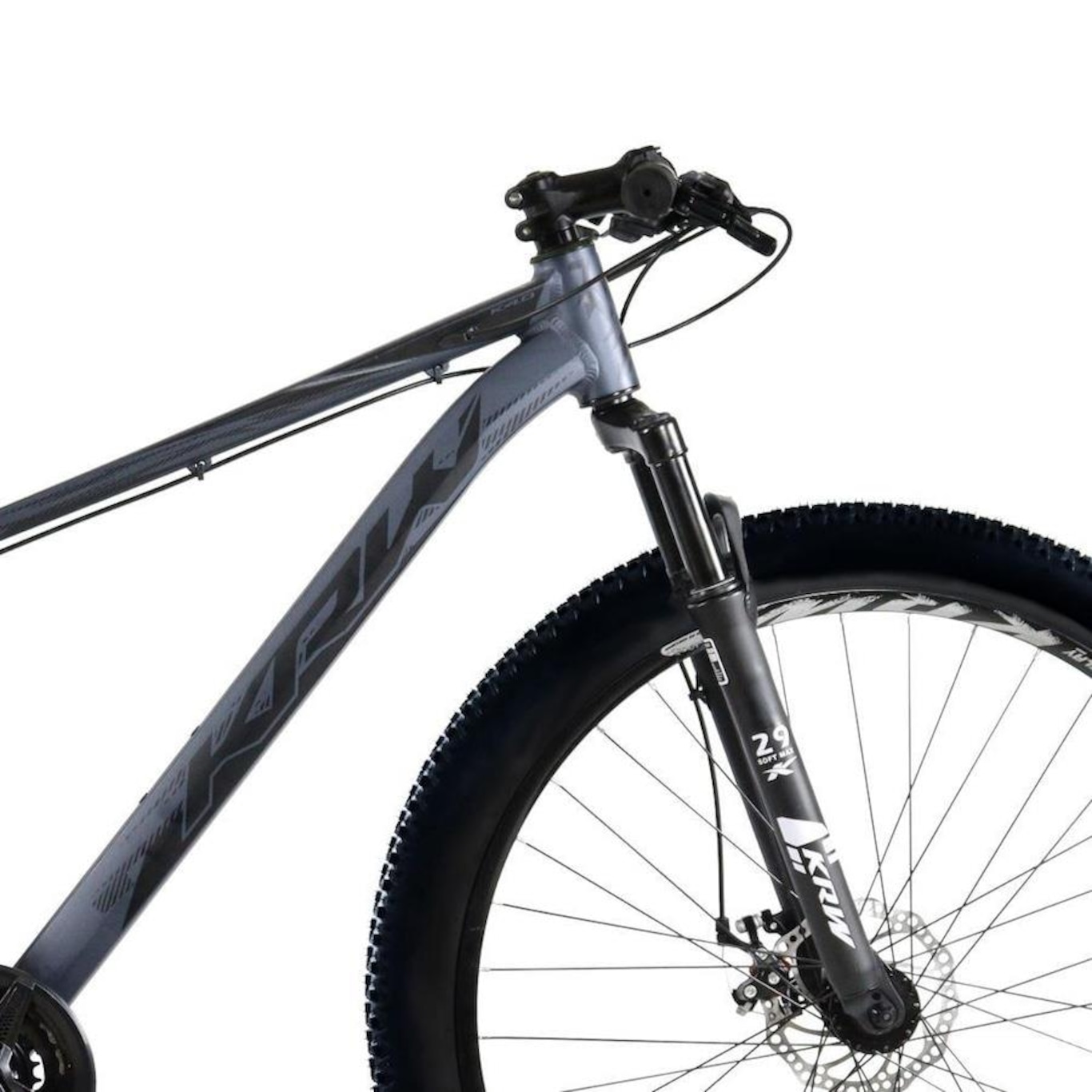 Bicicleta Aro 29 KRW em Alumínio 21 Velocidades Freio à Disco Suspensão Dianteira Mountain Bike Kr14 - Foto 4