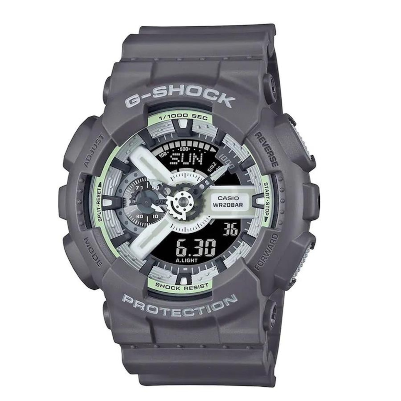 Relógio Casio G-Shock Hidden Glow Ga-110Hd-8adr - Unissex - Foto 1