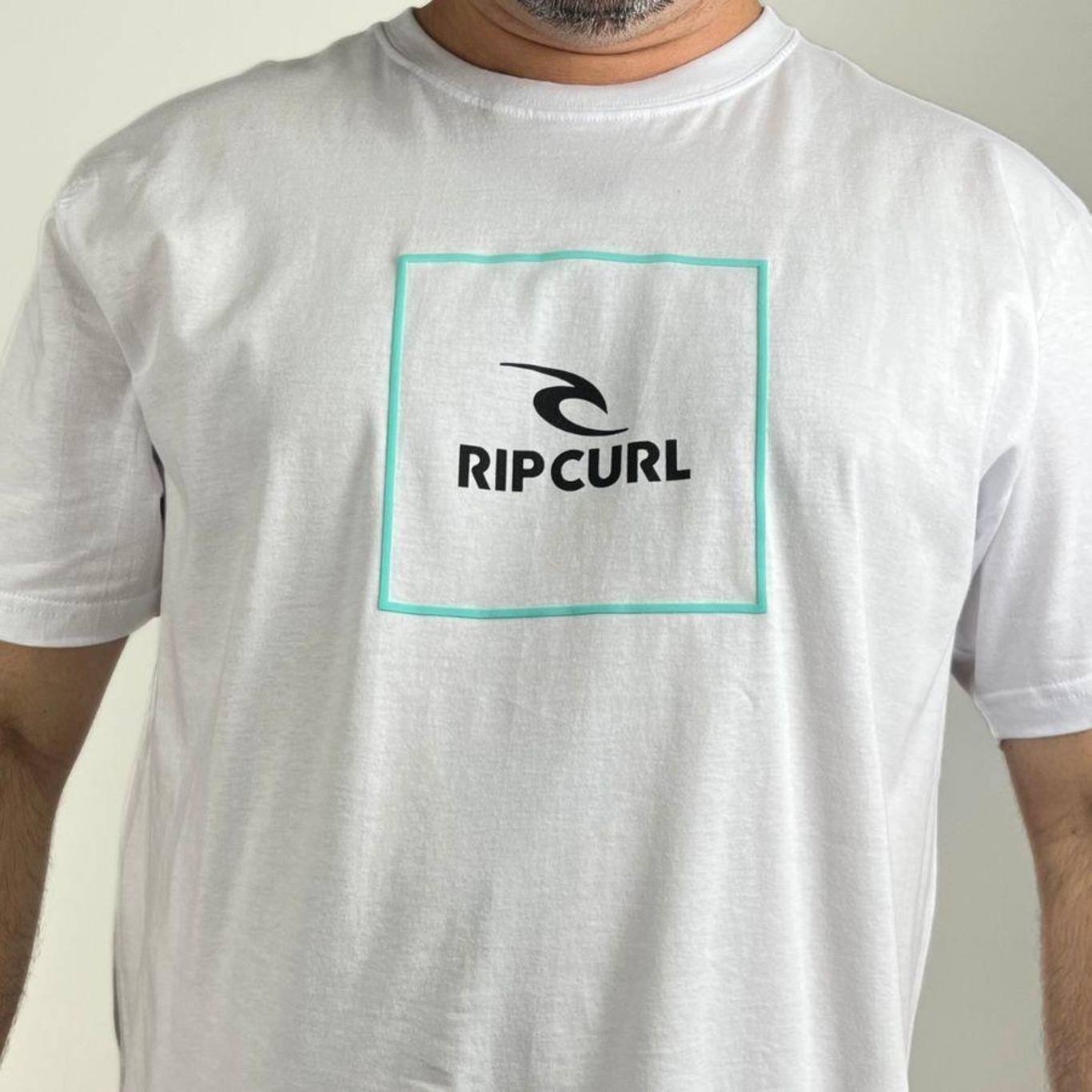 Camiseta Rip Curl Corp Icon Tamanho Grande - Rip Curl - Masculino - Foto 1