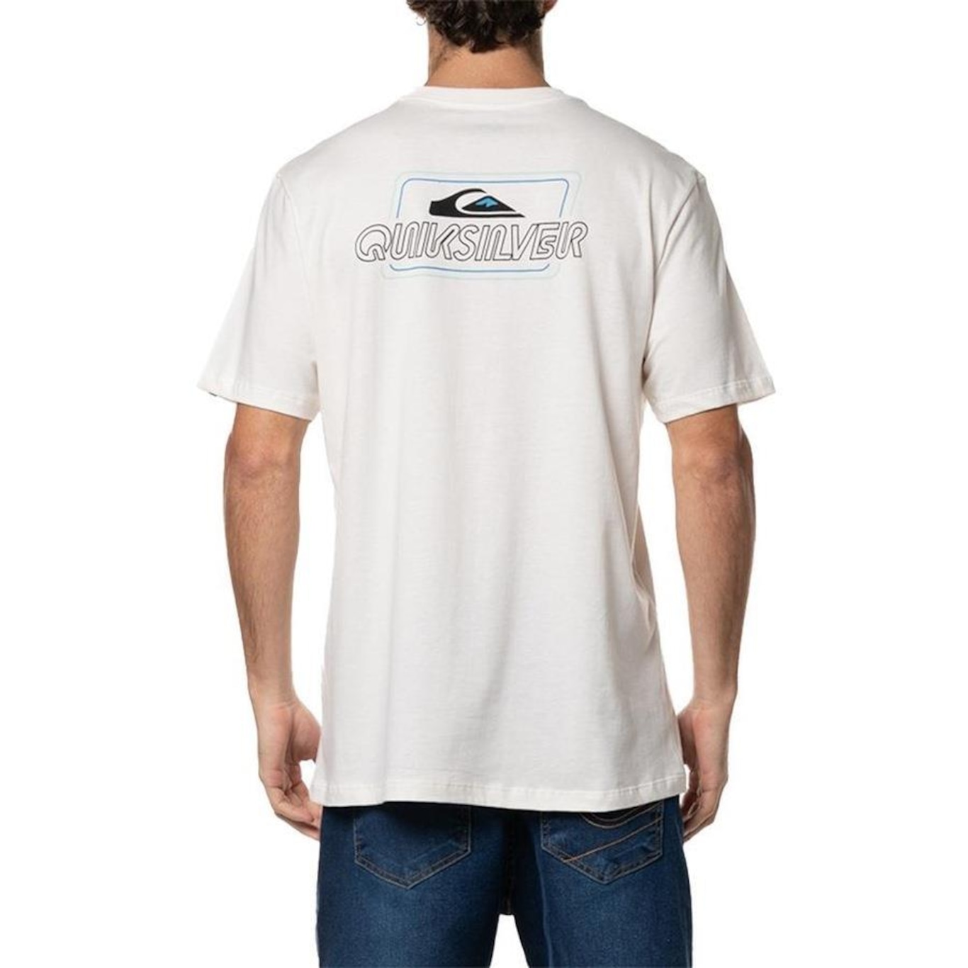 Camiseta Quiksilver Line By Line - Masculina - Foto 2