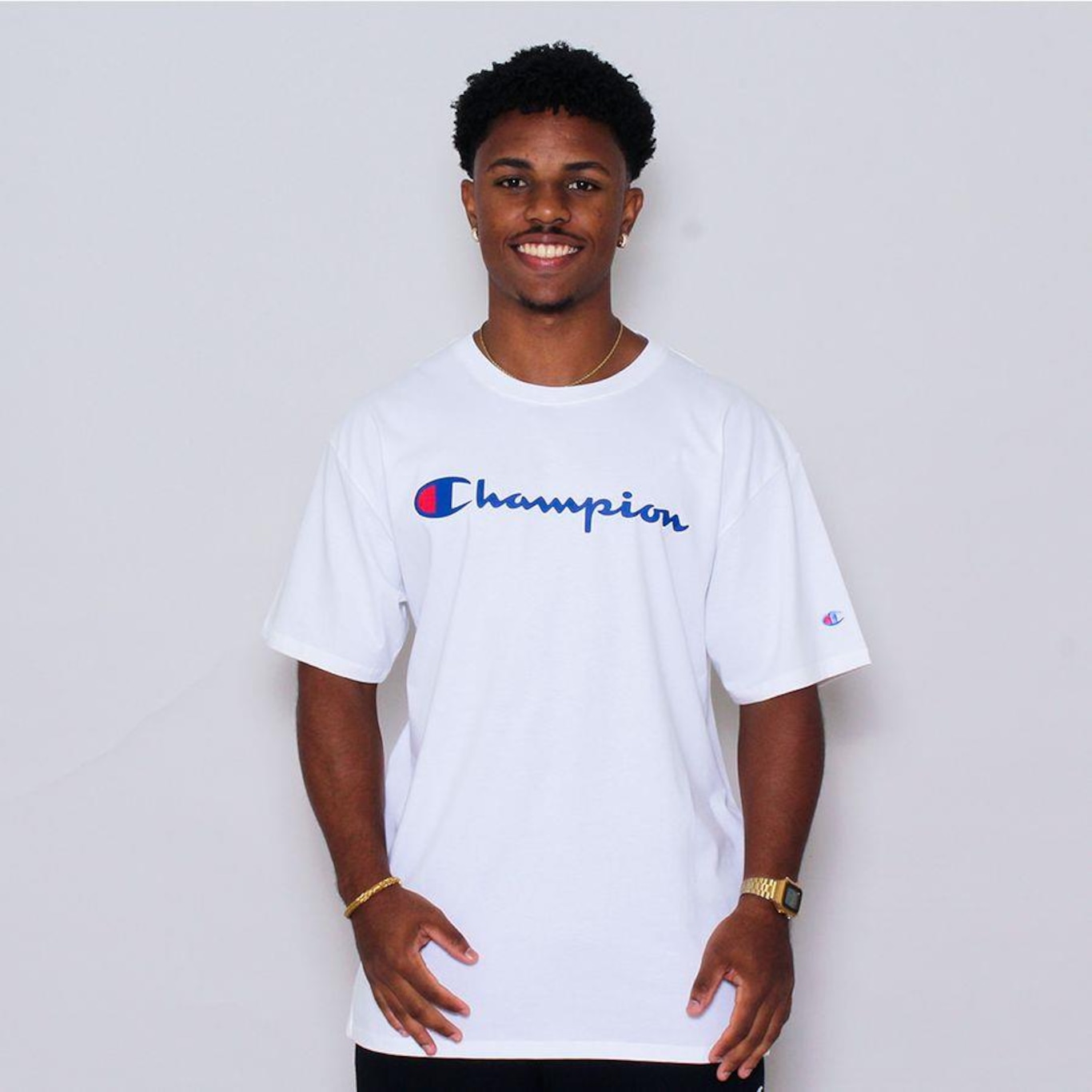 Camiseta Champion Logo Script Ink - Masculina - Foto 2