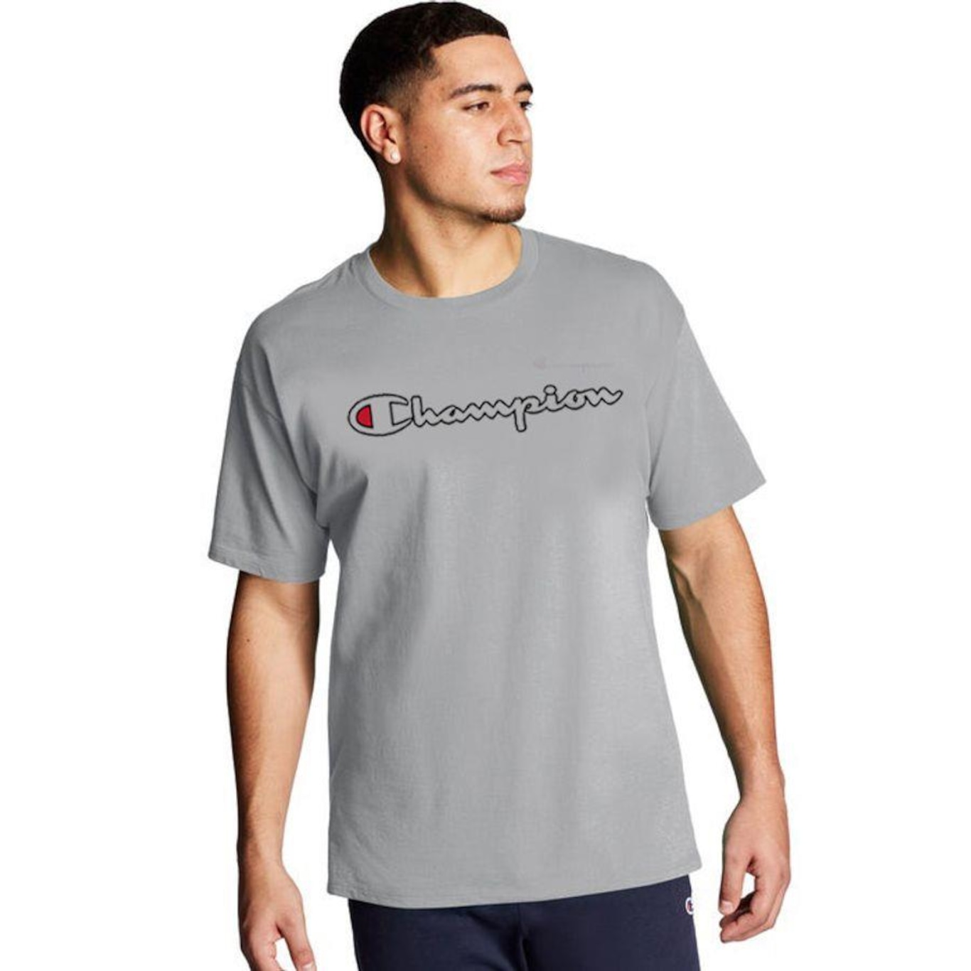 Camiseta Champion Logo Script Ink - Masculina - Foto 1