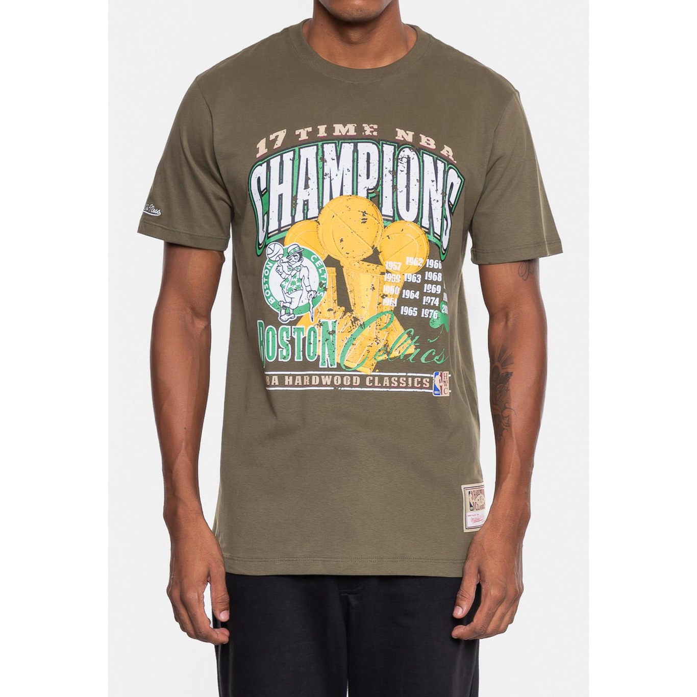 Camiseta Mitchell & Ness Nba Finals Boston Celtics - Masculina - Foto 3