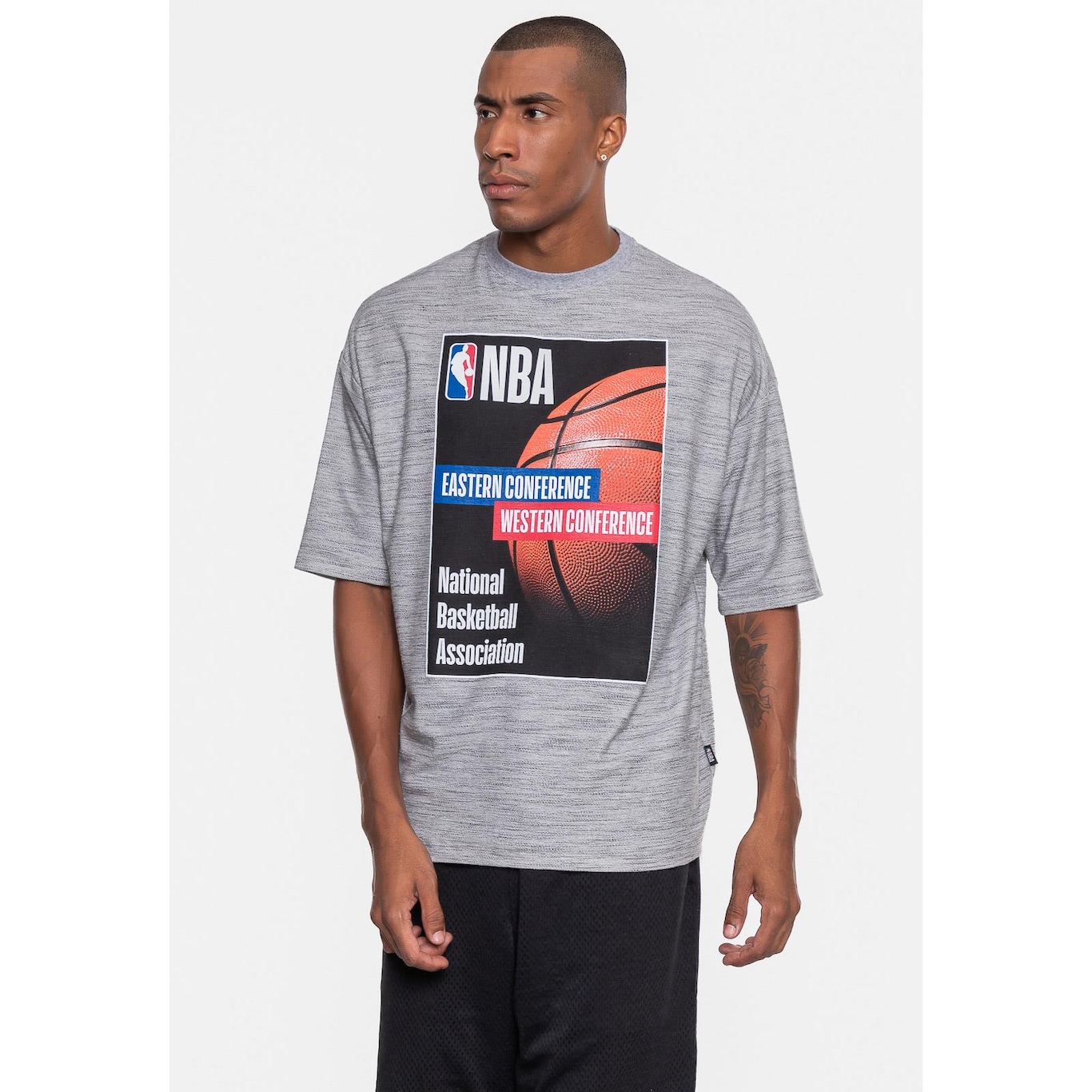 Camiseta Nba Cover - Masculina - Foto 4