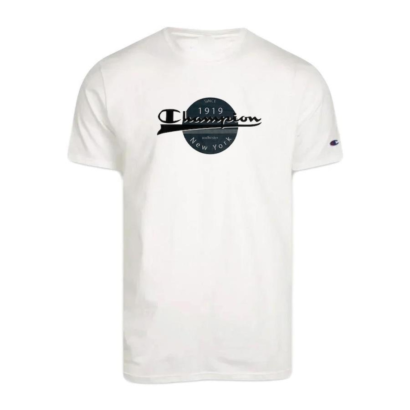 Camiseta Champion Mc Script Ny - Masculina - Foto 1