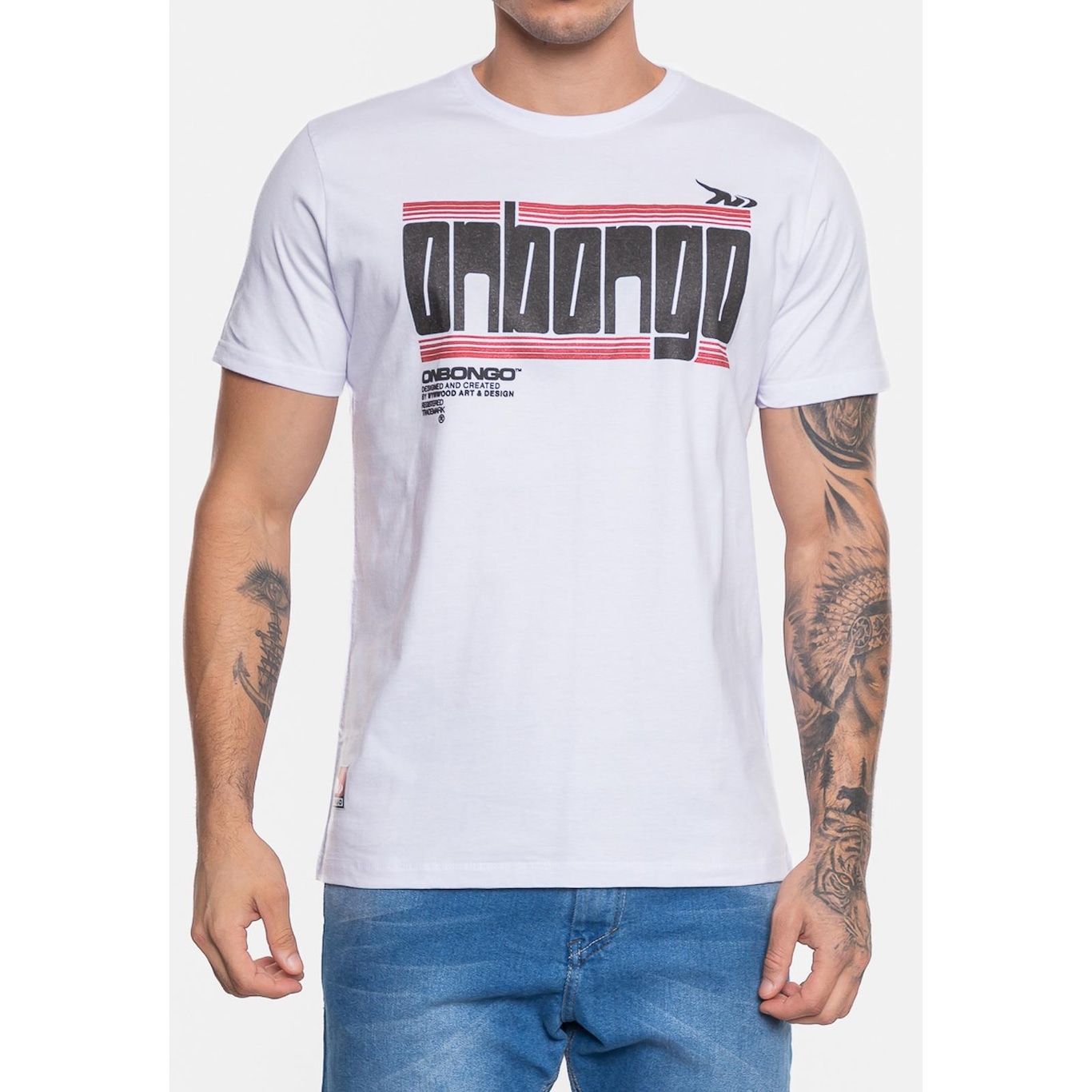 Camiseta Onbongo Estampada - Masculina - Foto 3