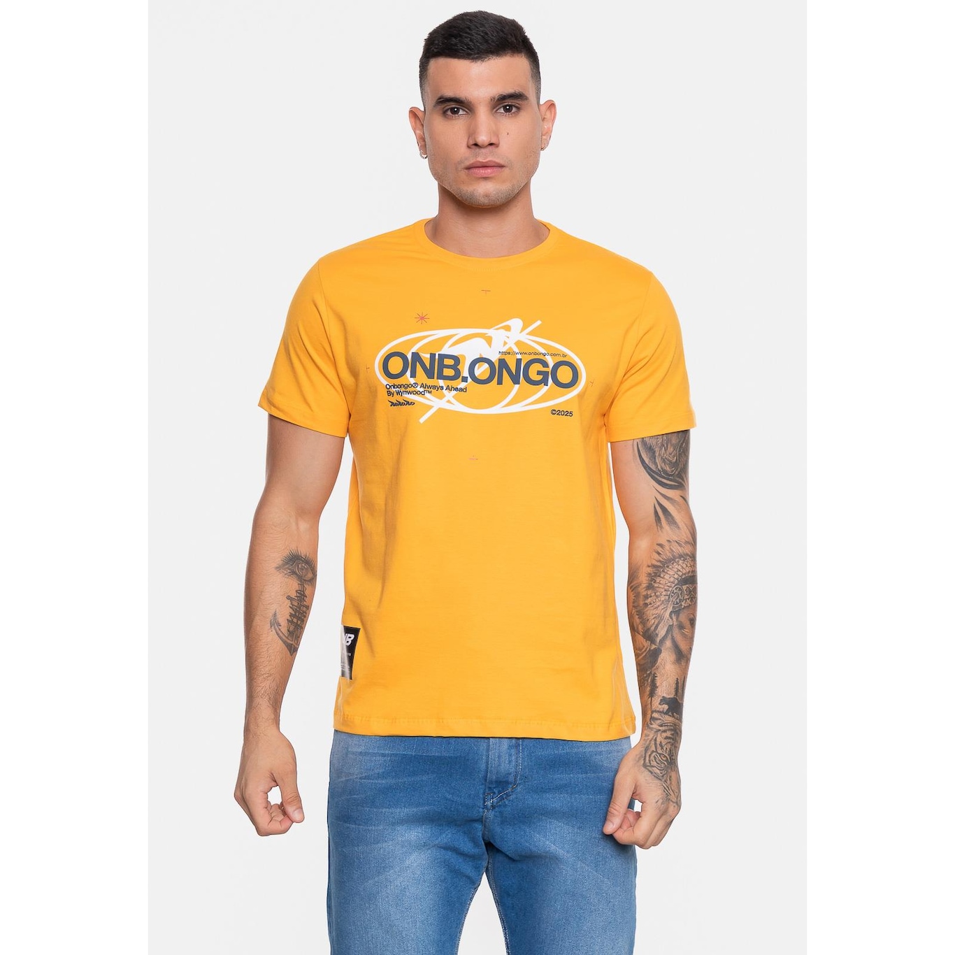 Camiseta Onbongo Estampada - Masculina - Foto 1