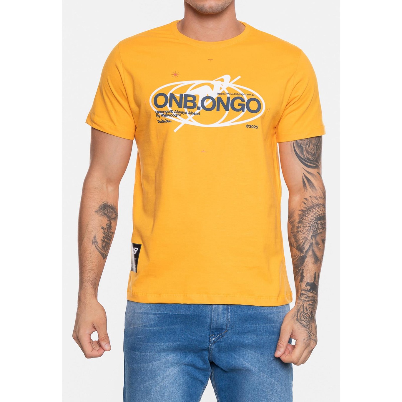 Camiseta Onbongo Estampada - Masculina - Foto 3