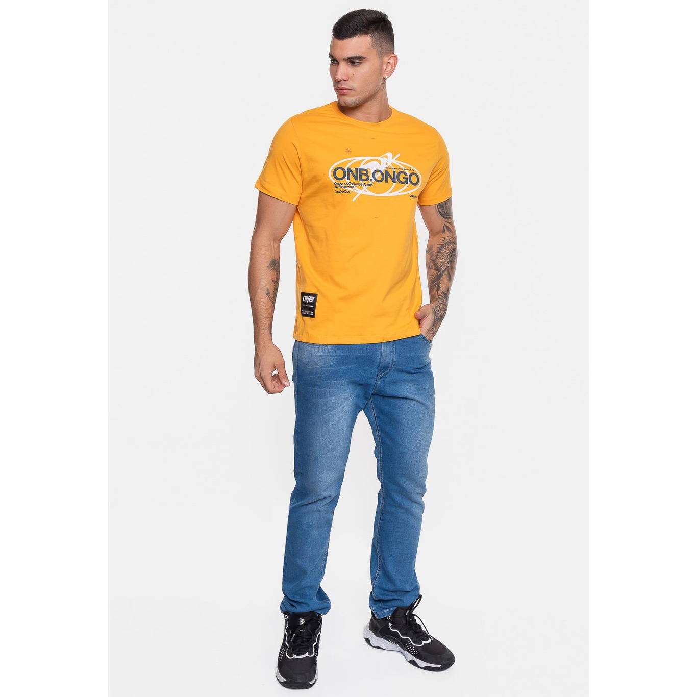 Camiseta Onbongo Estampada - Masculina - Foto 5