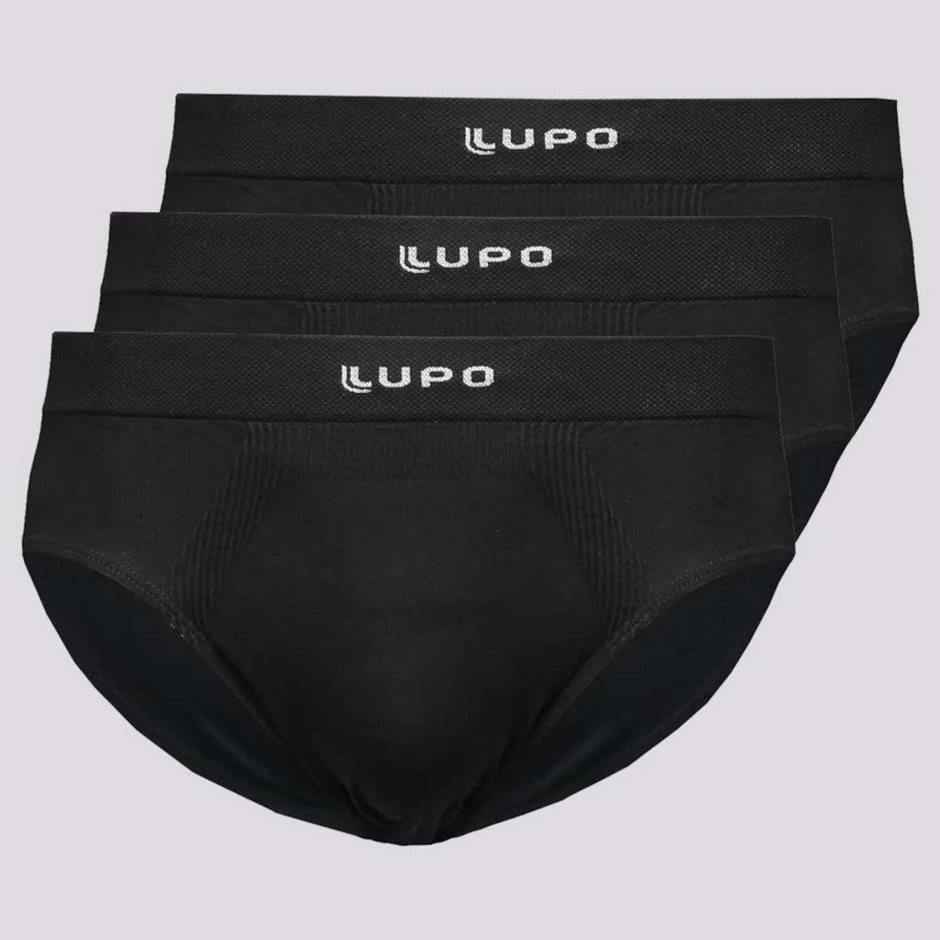 Kit Cueca Slip Lupo Micromodal - 3 Unidades - Masculino - Foto 1