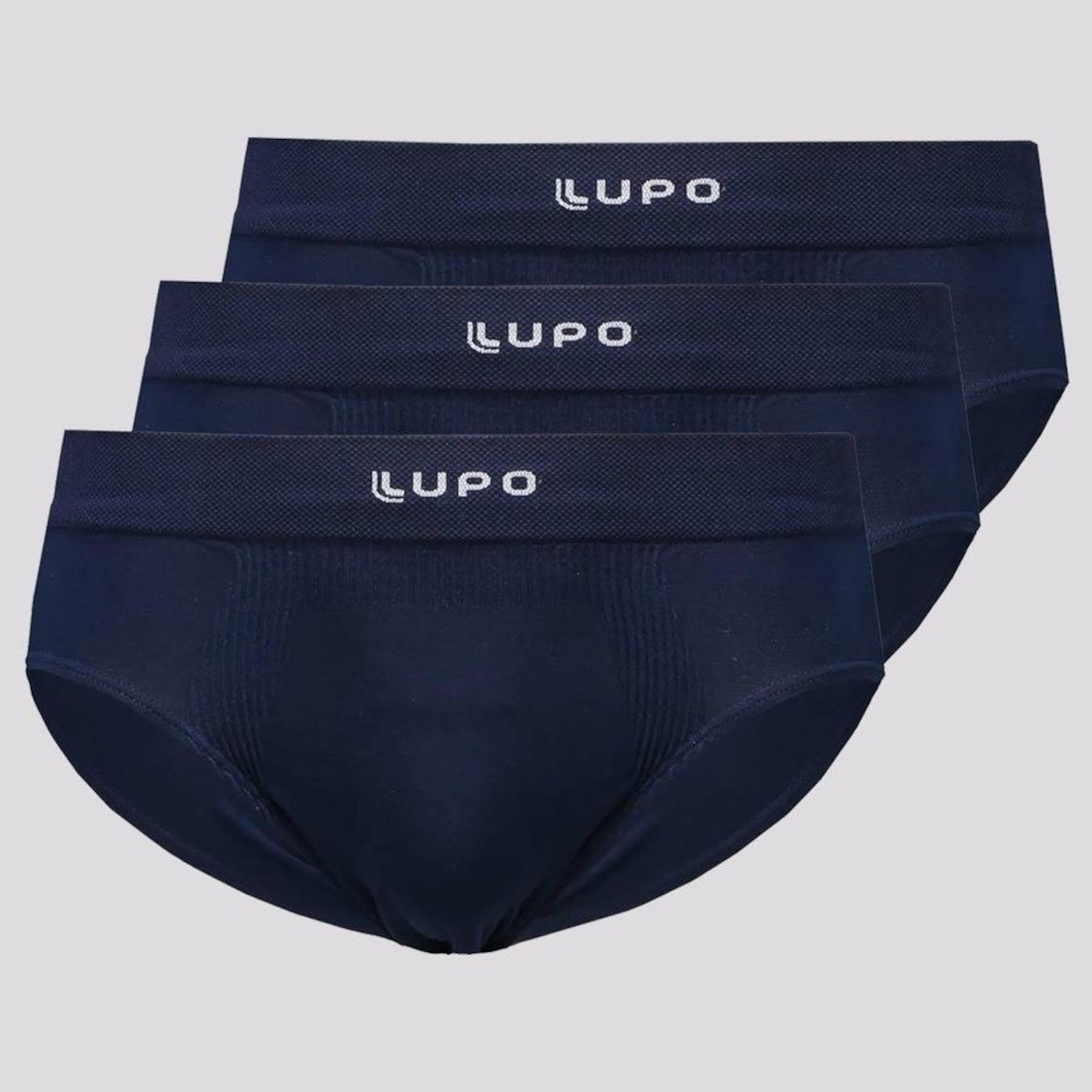 Kit Cuecas Boxer Lupo Micromodal - 3 Unidades - Masculino - Foto 1