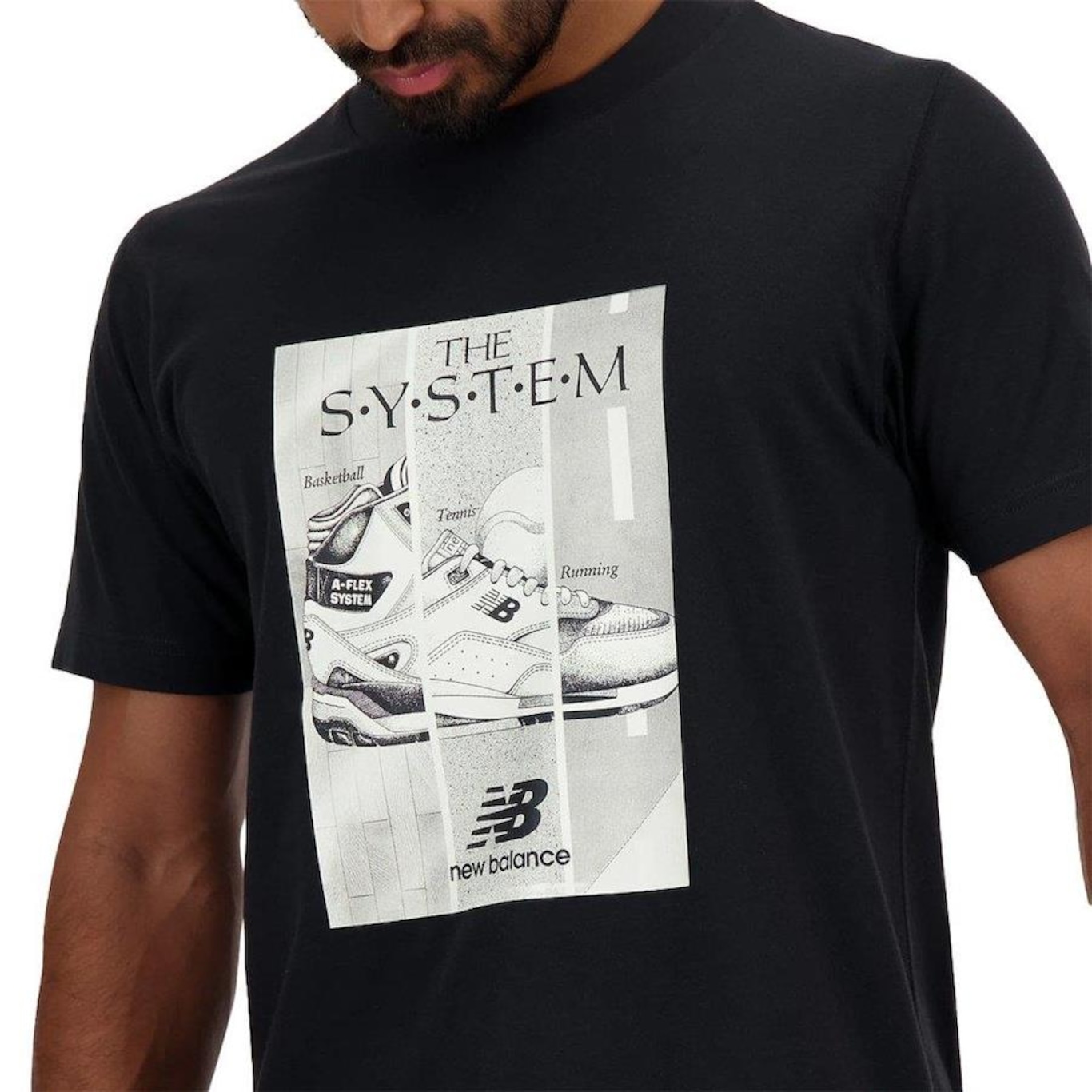 Camiseta New Balance The System - Masculina - Foto 4