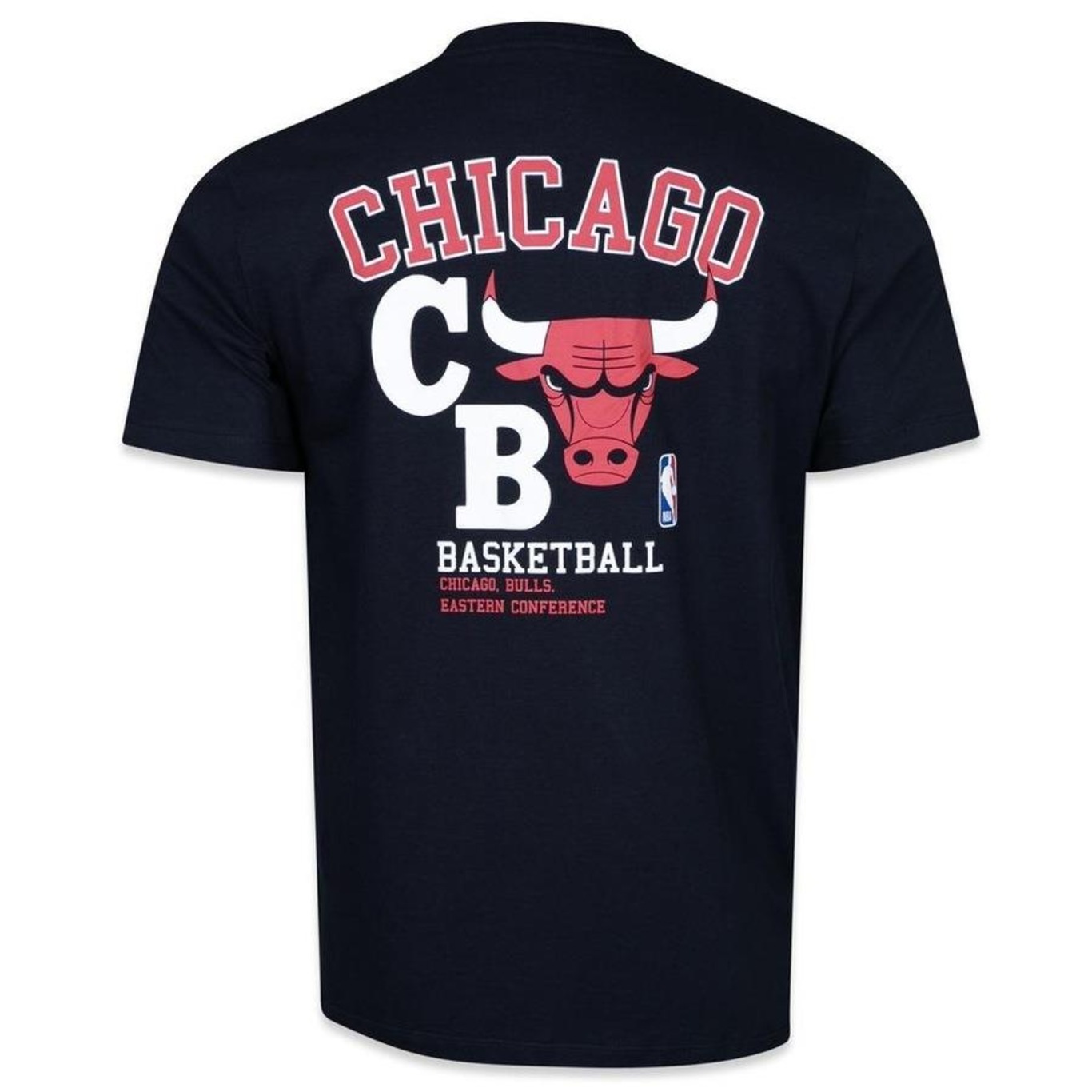 Camiseta New Era Regular Chicago Bulls Hiphop - Masculina - Foto 2