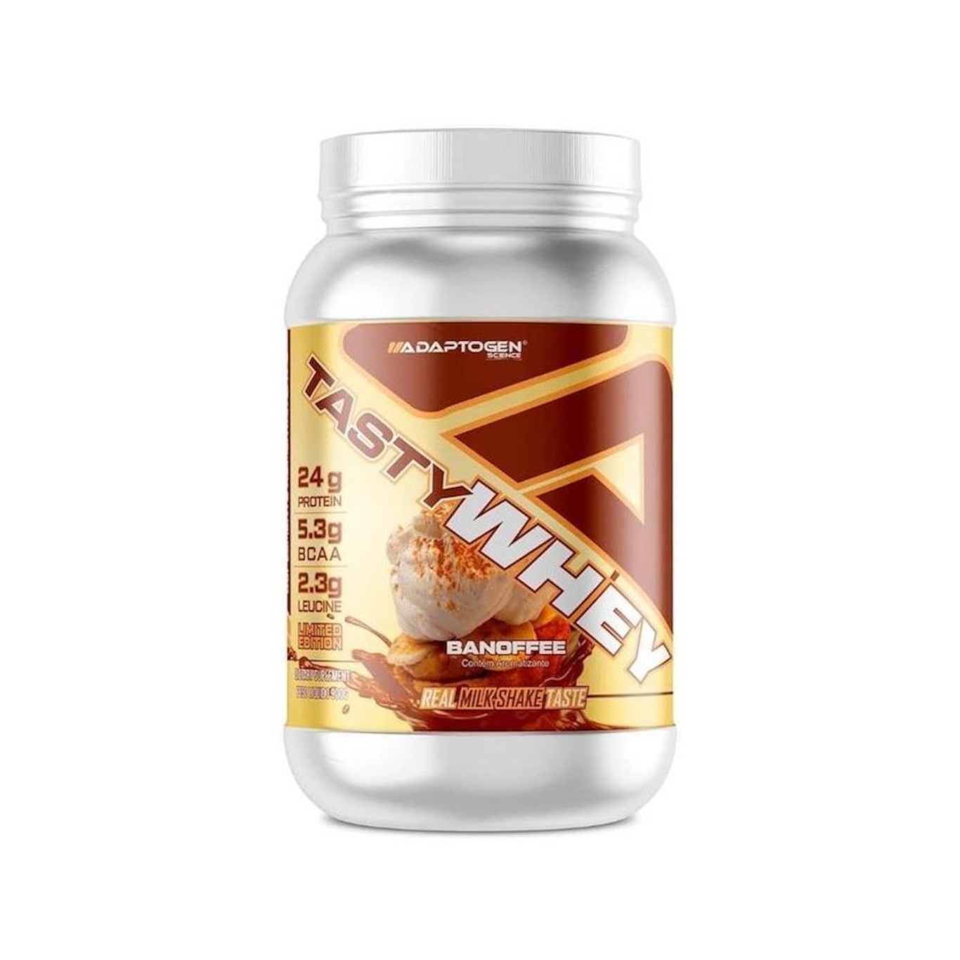 Tasty Whey Banoffee 900G - Adaptogen Science - Foto 1