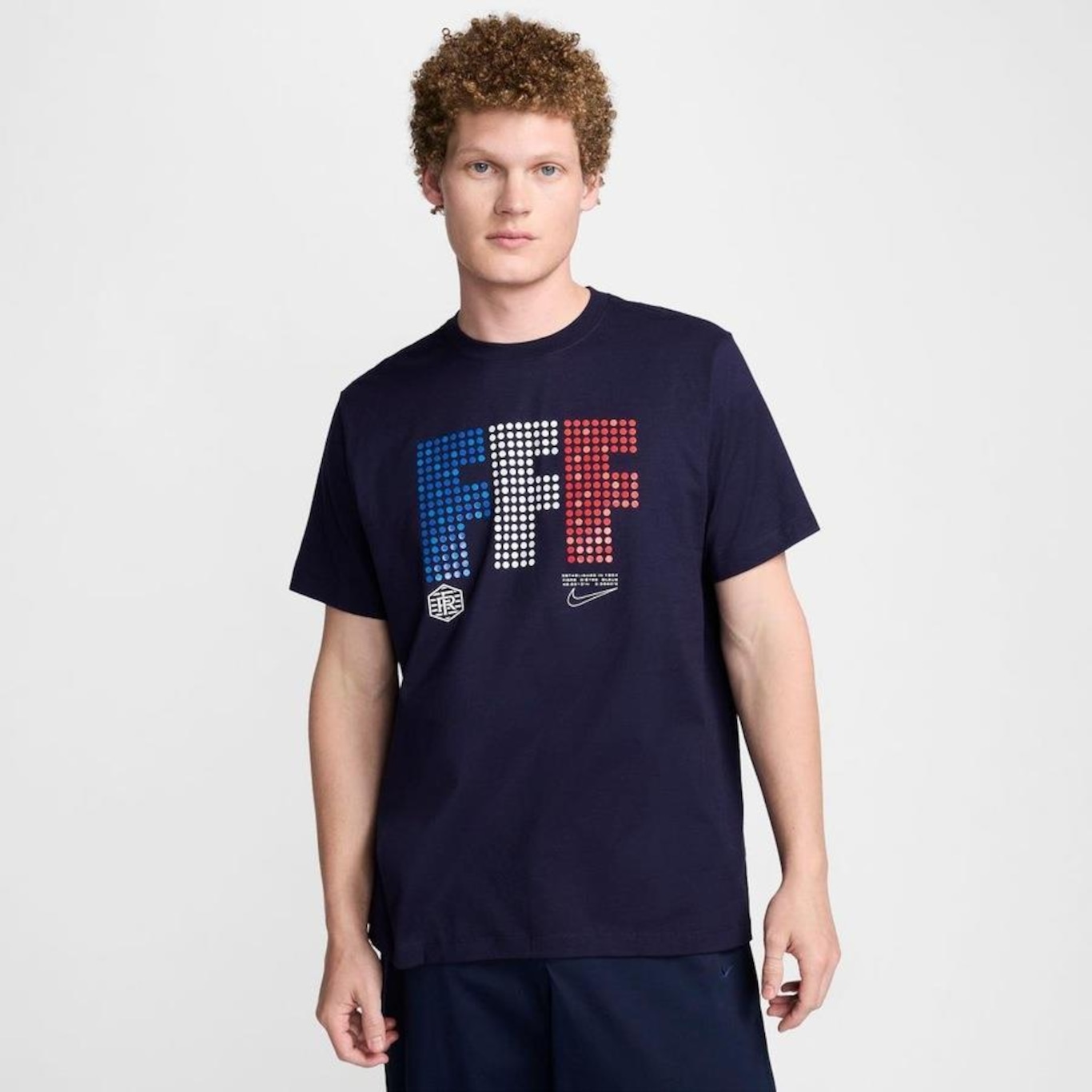 Camiseta Nike França Lights - Masculina - Foto 1