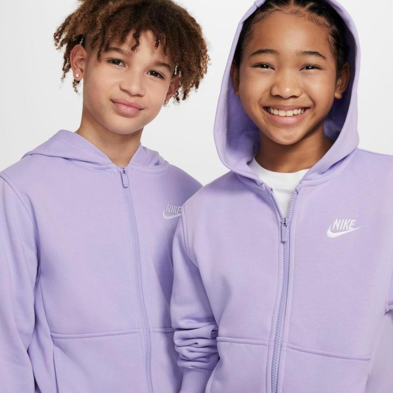 Jaqueta Nike Club Fleece - Infantil - Foto 3