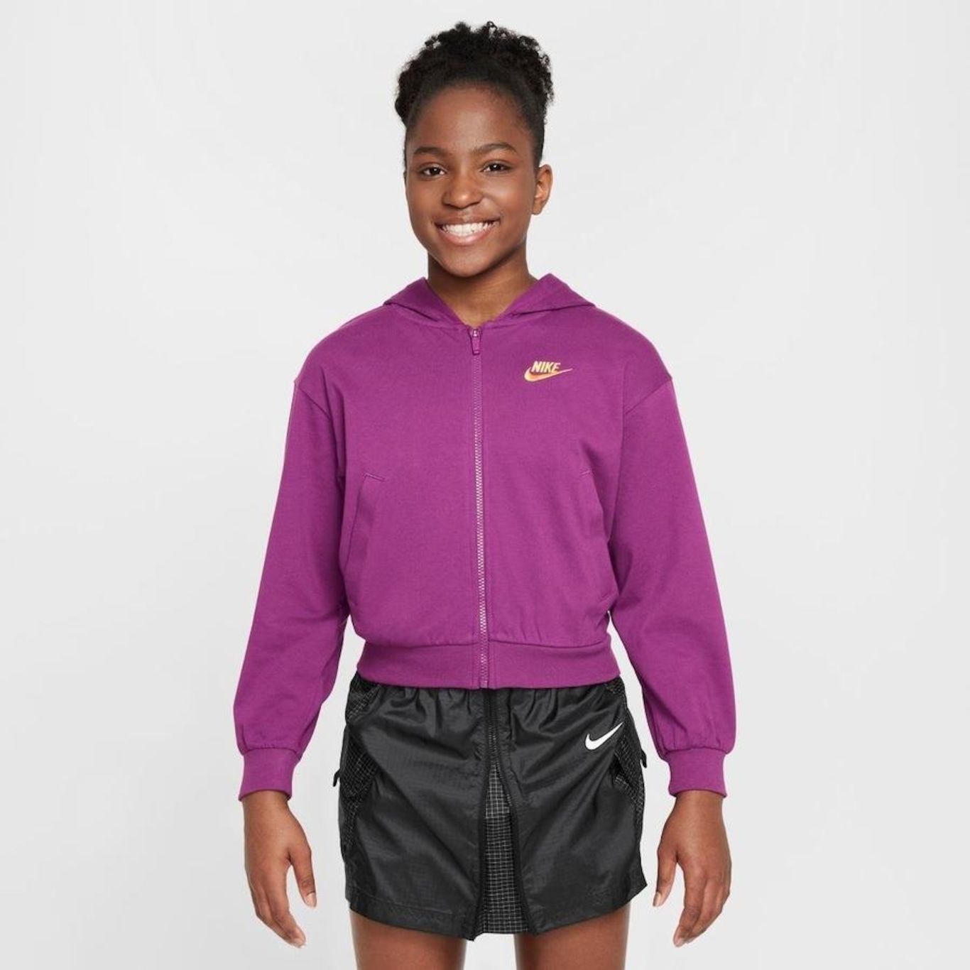 Jaqueta Nike Sportswear Hoodie - Infantil - Foto 1