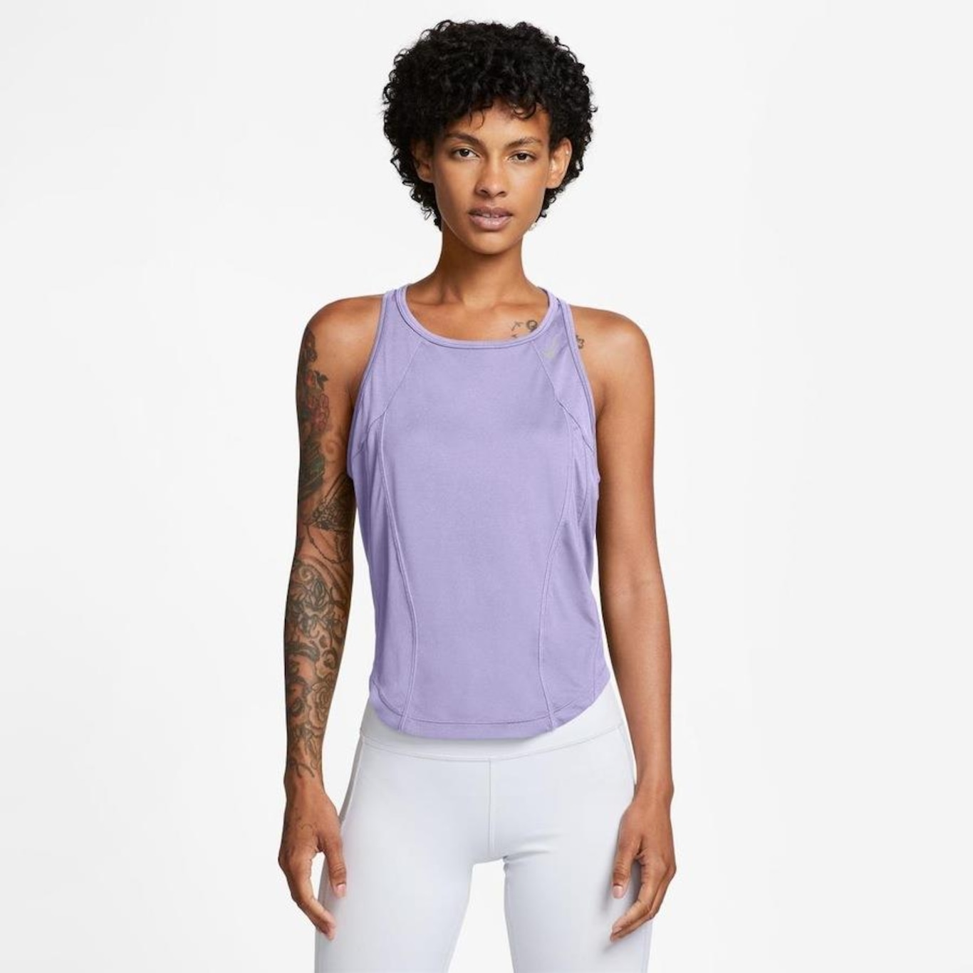 Camiseta Regata Nike Dri-Fit Fast - Feminina - Foto 1