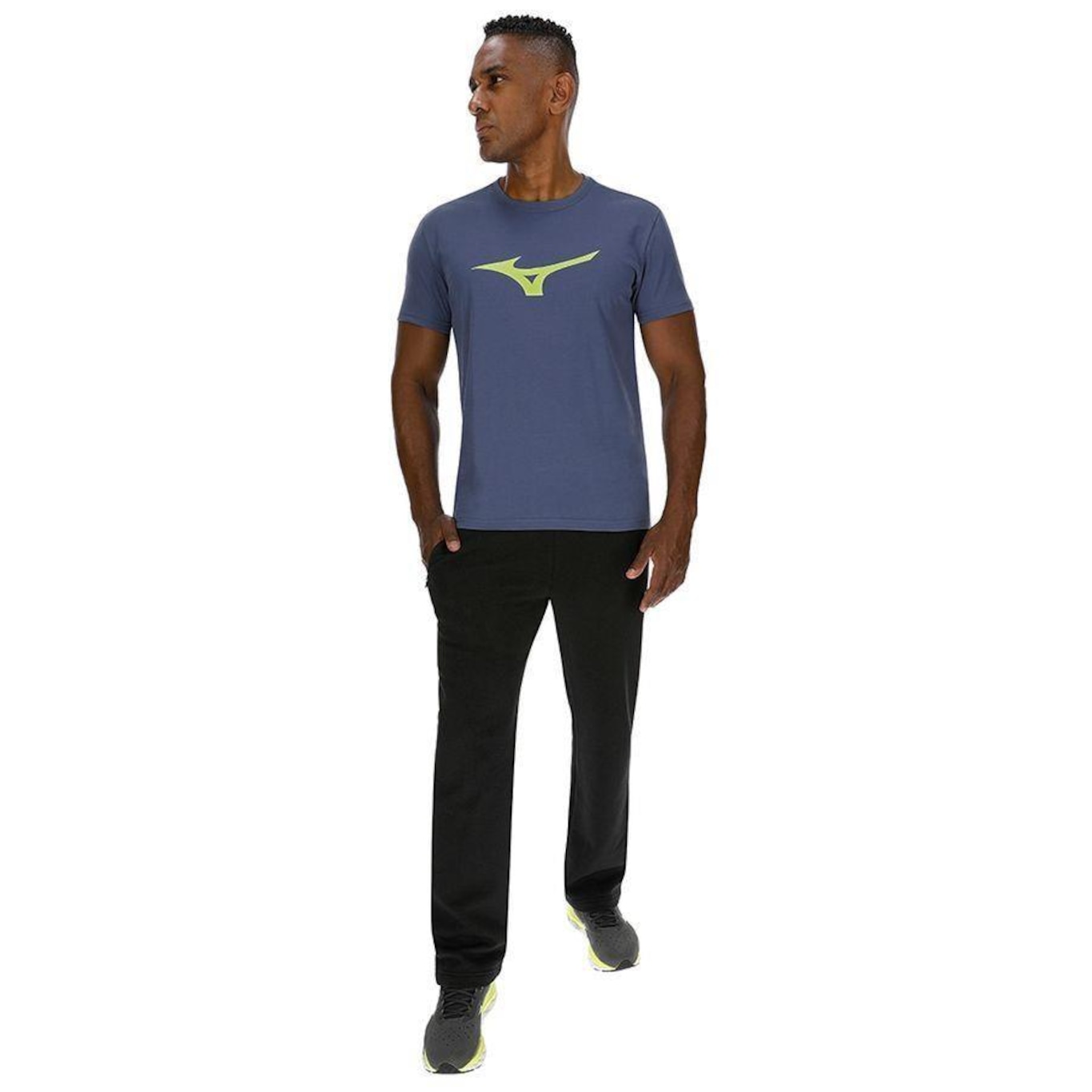 Camiseta Mizuno Basic Big Logo - Masculina - Foto 2