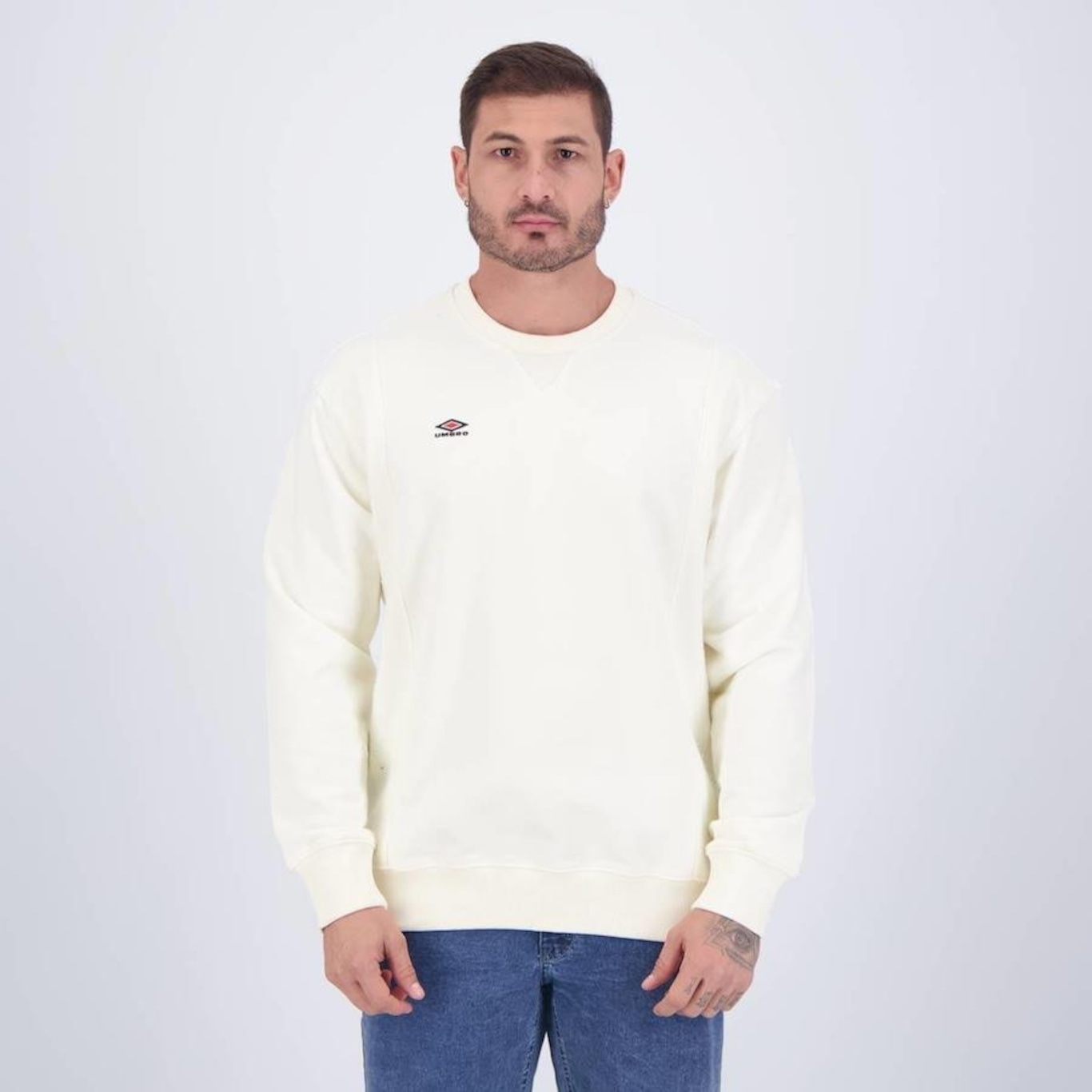 Blusão sem Capuz Umbro Textured Sweat - Masculino - Foto 1