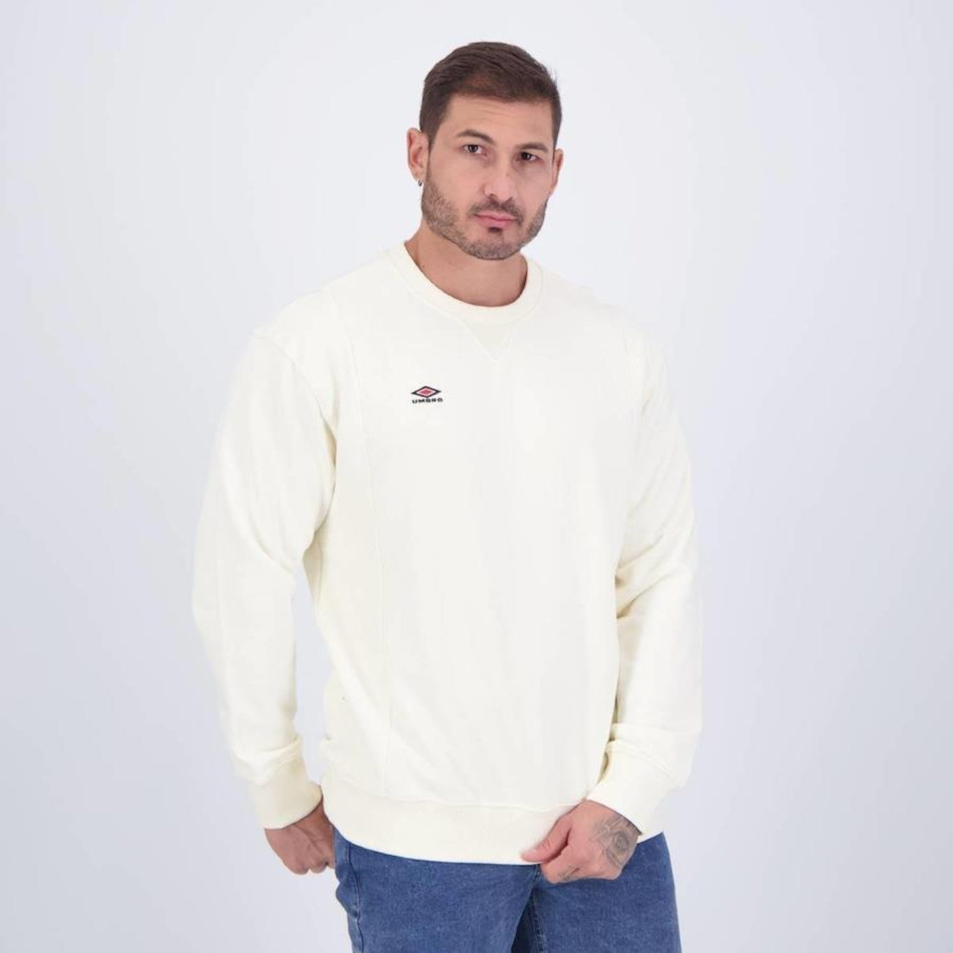 Blusão sem Capuz Umbro Textured Sweat - Masculino - Foto 2