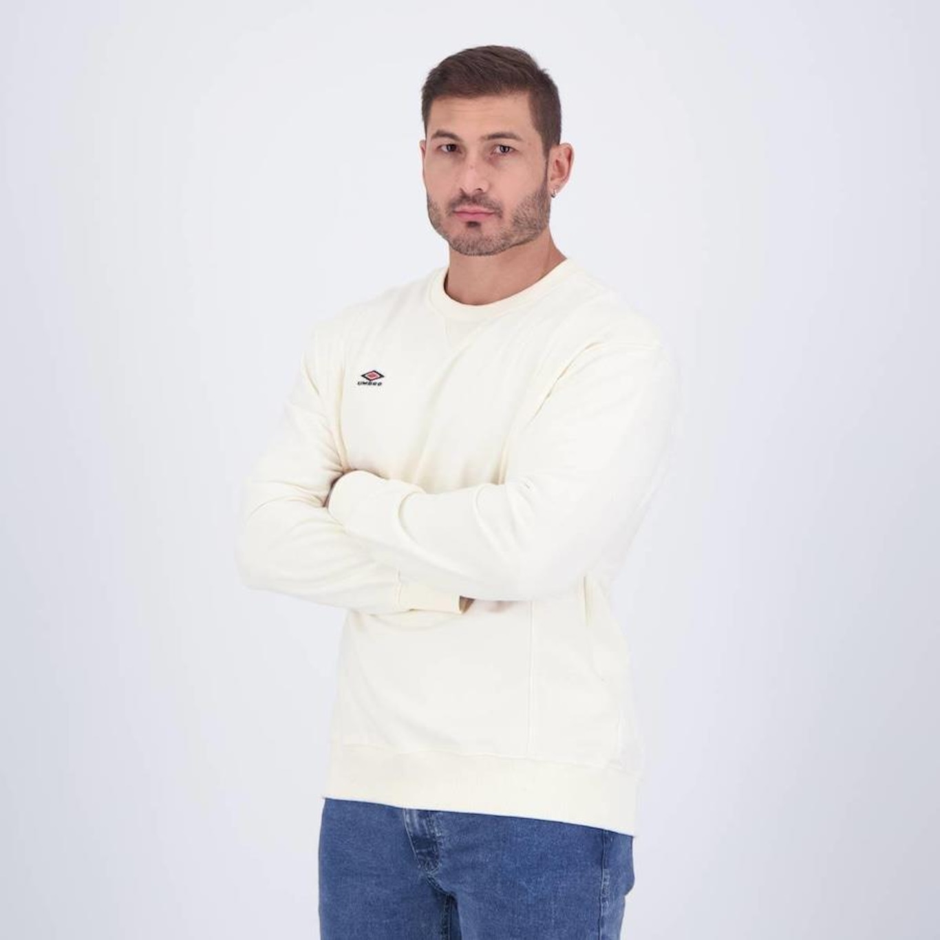 Blusão sem Capuz Umbro Textured Sweat - Masculino - Foto 3