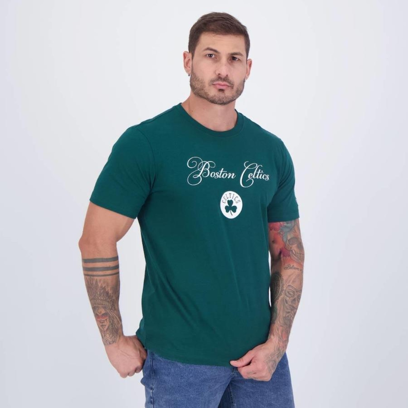 Camiseta New Era Nba Boston Celtics Classic - Masculina - Foto 2